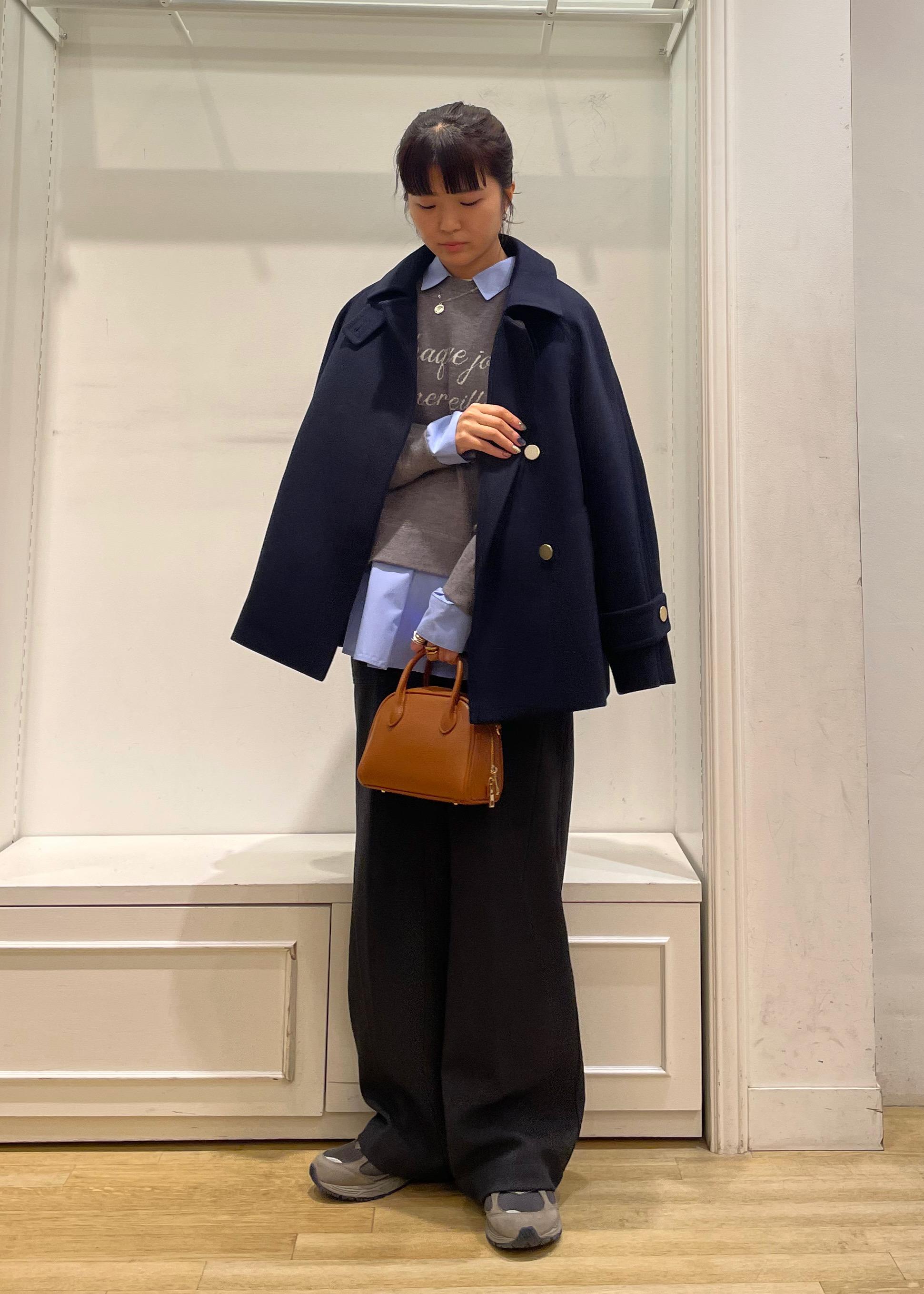 ROPE' PICNICのジャージーメルトンシリーズ 金ボタンミドル丈コート/リンクコーデを使ったコーディネートを紹介します。｜Rakuten Fashion(楽天ファッション／旧楽天ブランドアベニュー)6470127