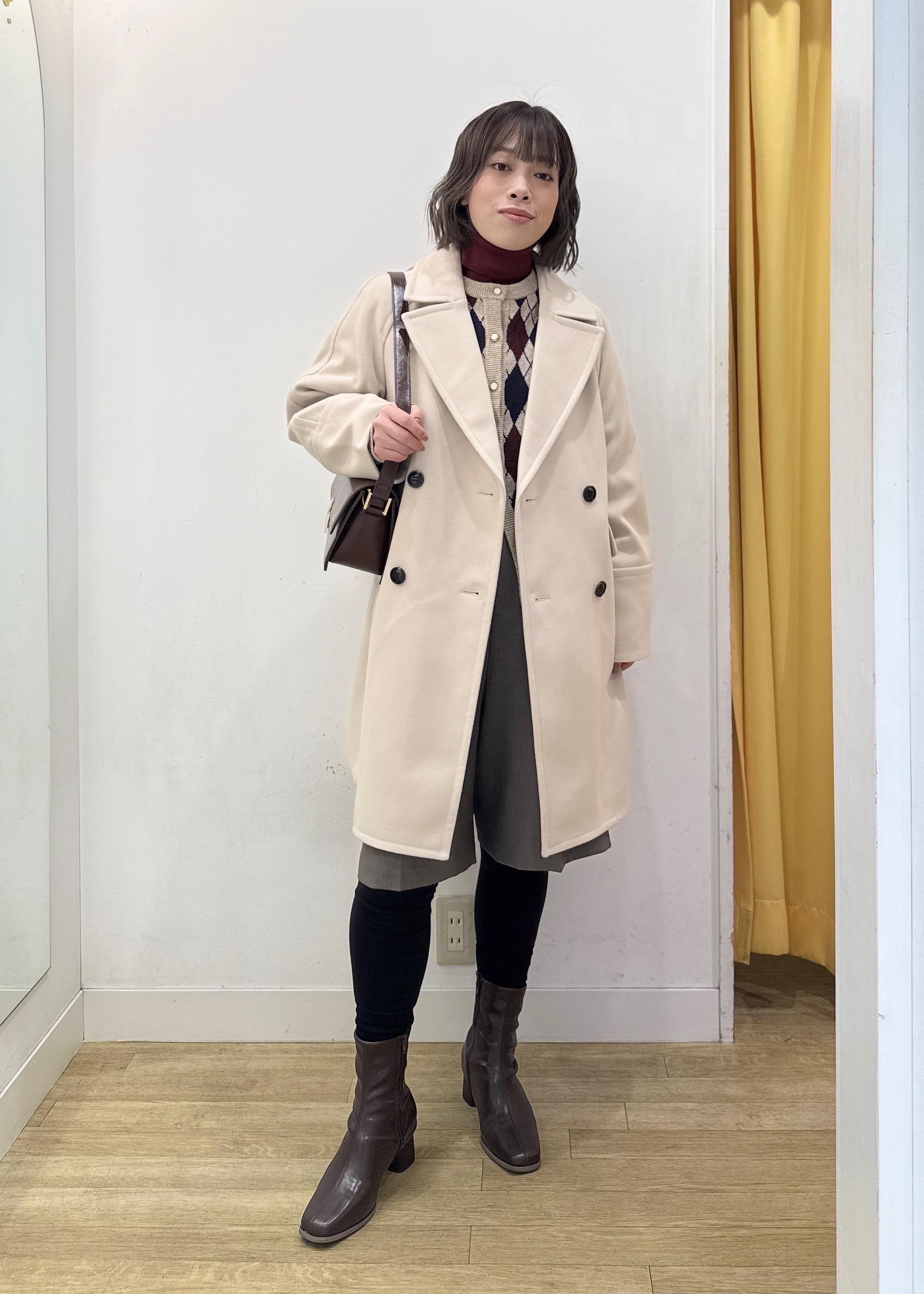 ROPE' PICNICのジャージメルトン無地&チェックオーバーPコート/一部WEB限定カラー・リンクコーデを使ったコーディネートを紹介します。｜Rakuten Fashion(楽天ファッション／旧楽天ブランドアベニュー)6470129