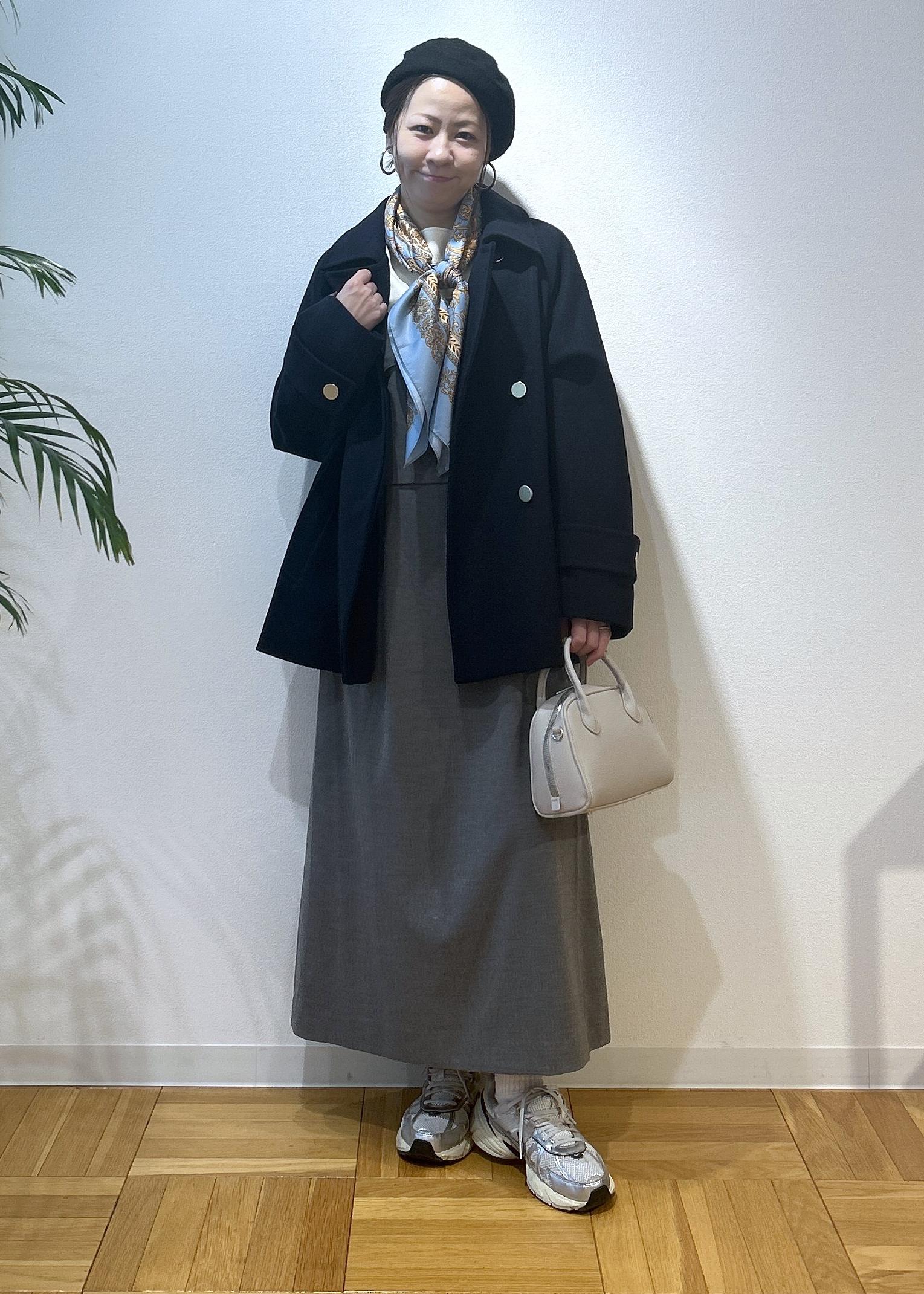 ROPE' PICNICのジャージーメルトンシリーズ 金ボタンミドル丈コート/リンクコーデを使ったコーディネートを紹介します。｜Rakuten Fashion(楽天ファッション／旧楽天ブランドアベニュー)6470092