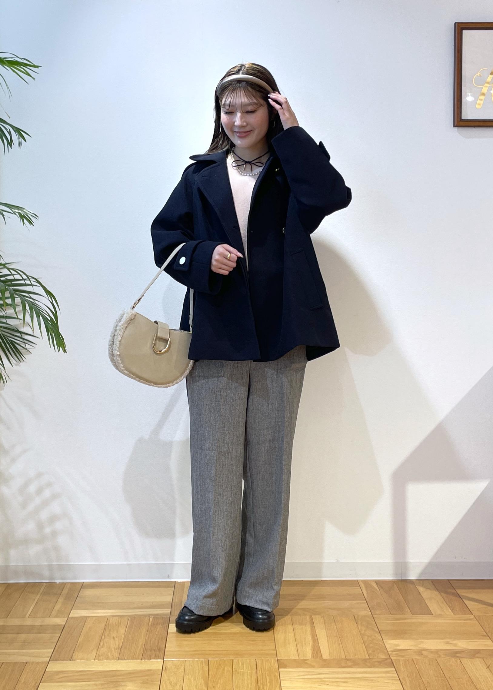 ROPE' PICNICのジャージーメルトンシリーズ 金ボタンミドル丈コート/リンクコーデを使ったコーディネートを紹介します。｜Rakuten Fashion(楽天ファッション／旧楽天ブランドアベニュー)6470134