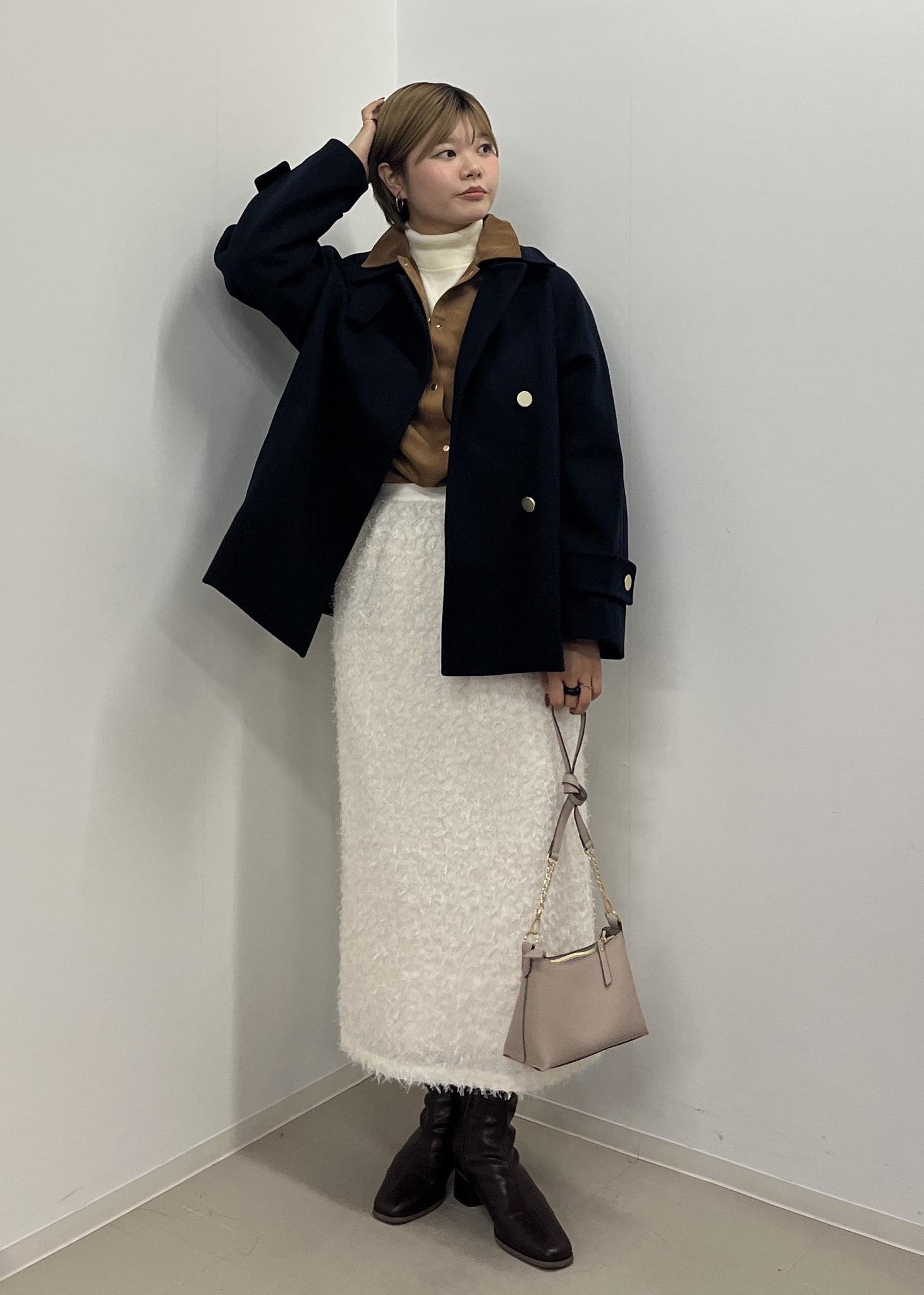 ROPE' PICNICのアンチピリング天竺タートルネックニットプルオーバー/イージーケアを使ったコーディネートを紹介します。｜Rakuten Fashion(楽天ファッション／旧楽天ブランドアベニュー)6470159