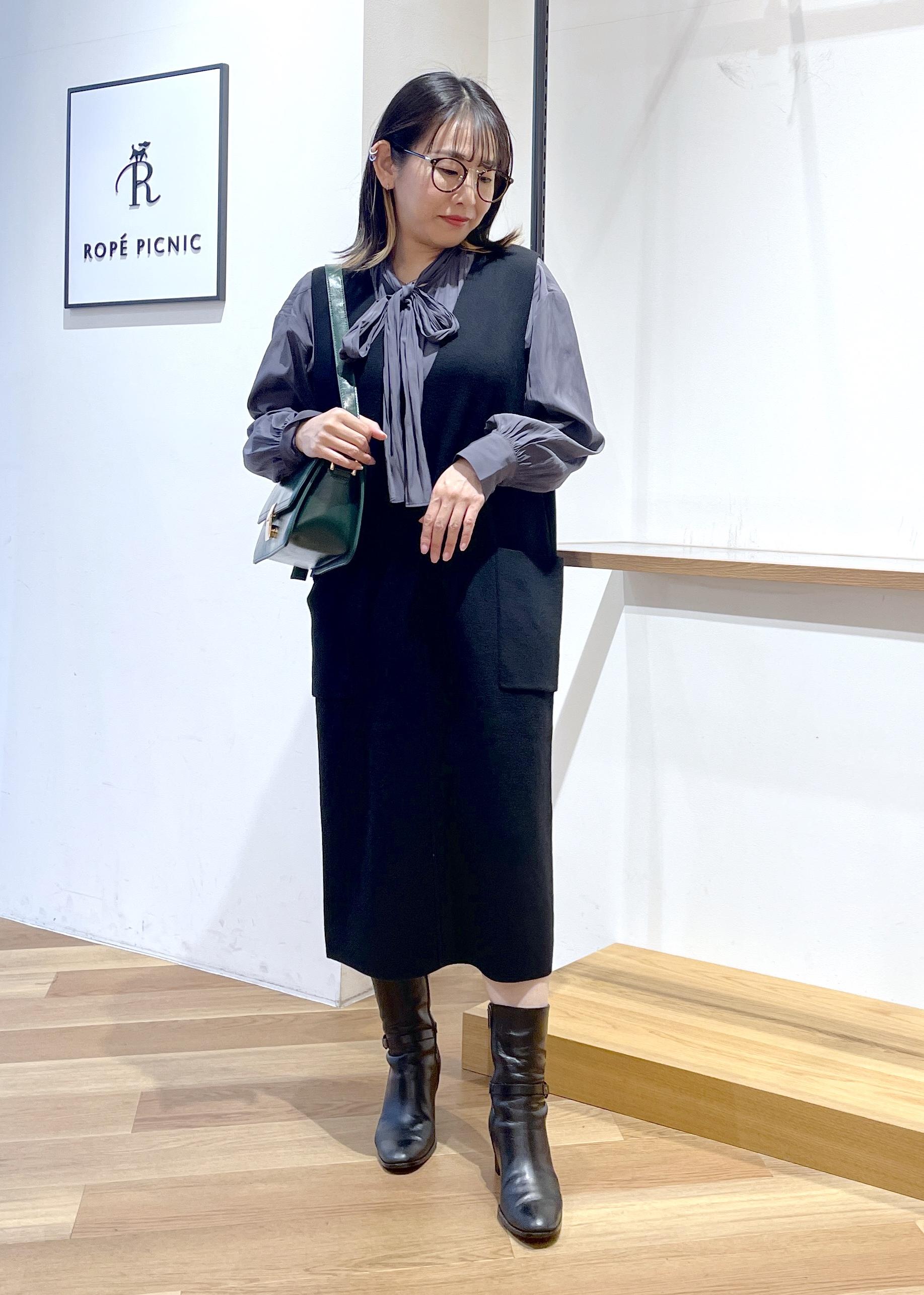 ROPE' PICNICのニットジャンパースカート/着丈が選べる・リンクコーデを使ったコーディネートを紹介します。｜Rakuten Fashion(楽天ファッション／旧楽天ブランドアベニュー)6470165