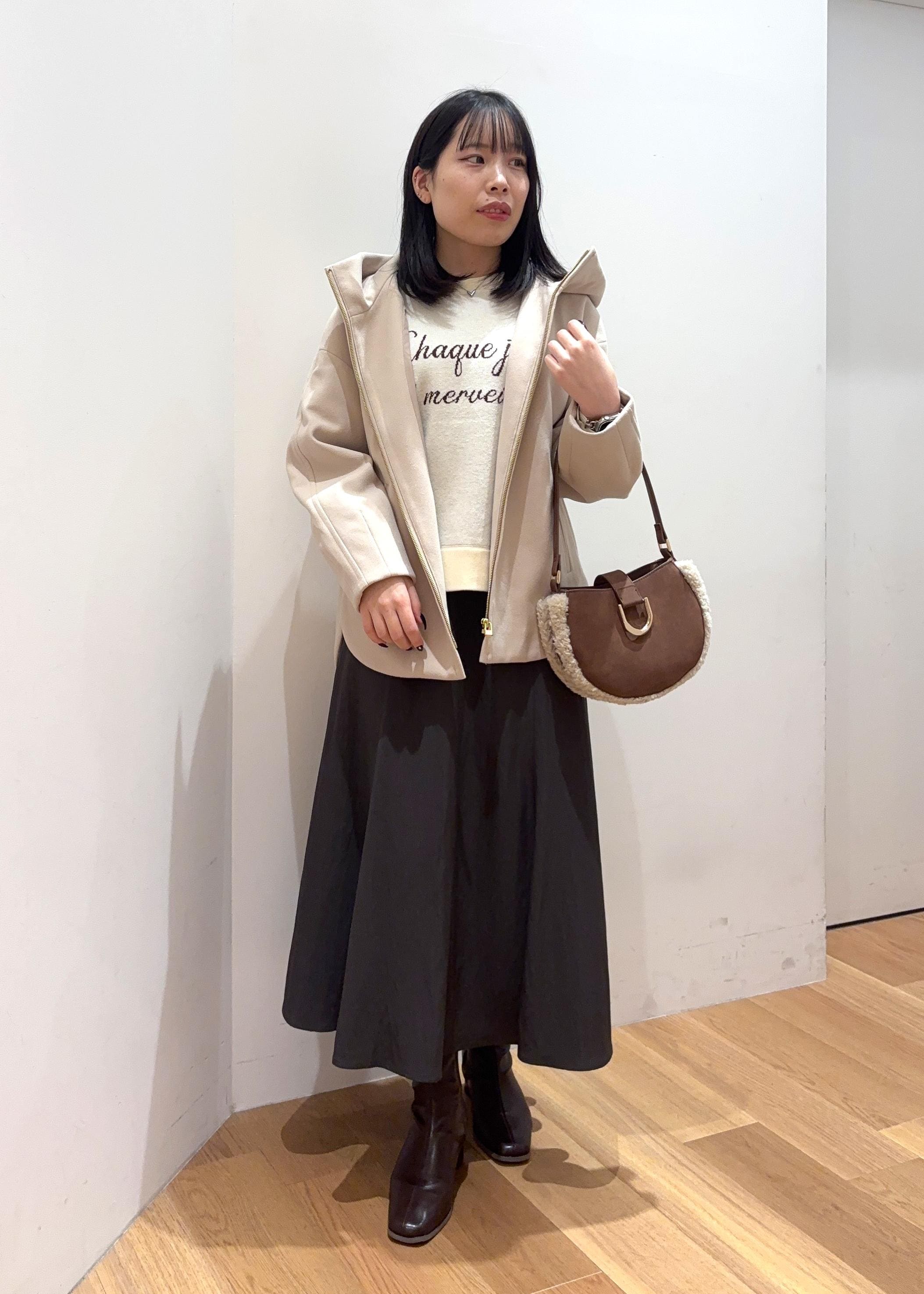 ROPE' PICNICのスウェットライクロゴニットプルオーバーを使ったコーディネートを紹介します。｜Rakuten Fashion(楽天ファッション／旧楽天ブランドアベニュー)6470147