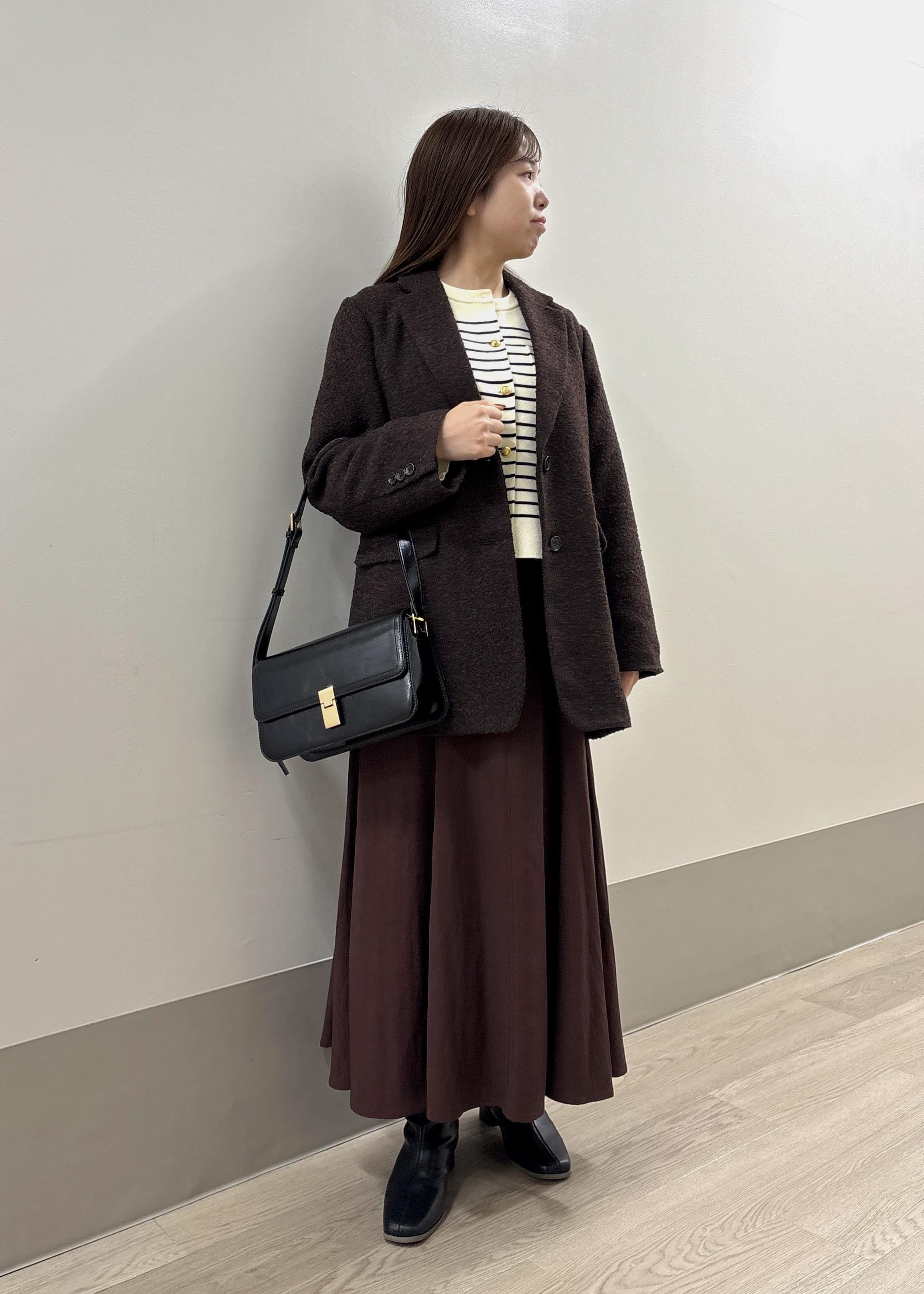 ROPE' PICNICのミラノリブ金ボタンニットカーディガンを使ったコーディネートを紹介します。｜Rakuten Fashion(楽天ファッション／旧楽天ブランドアベニュー)6470148