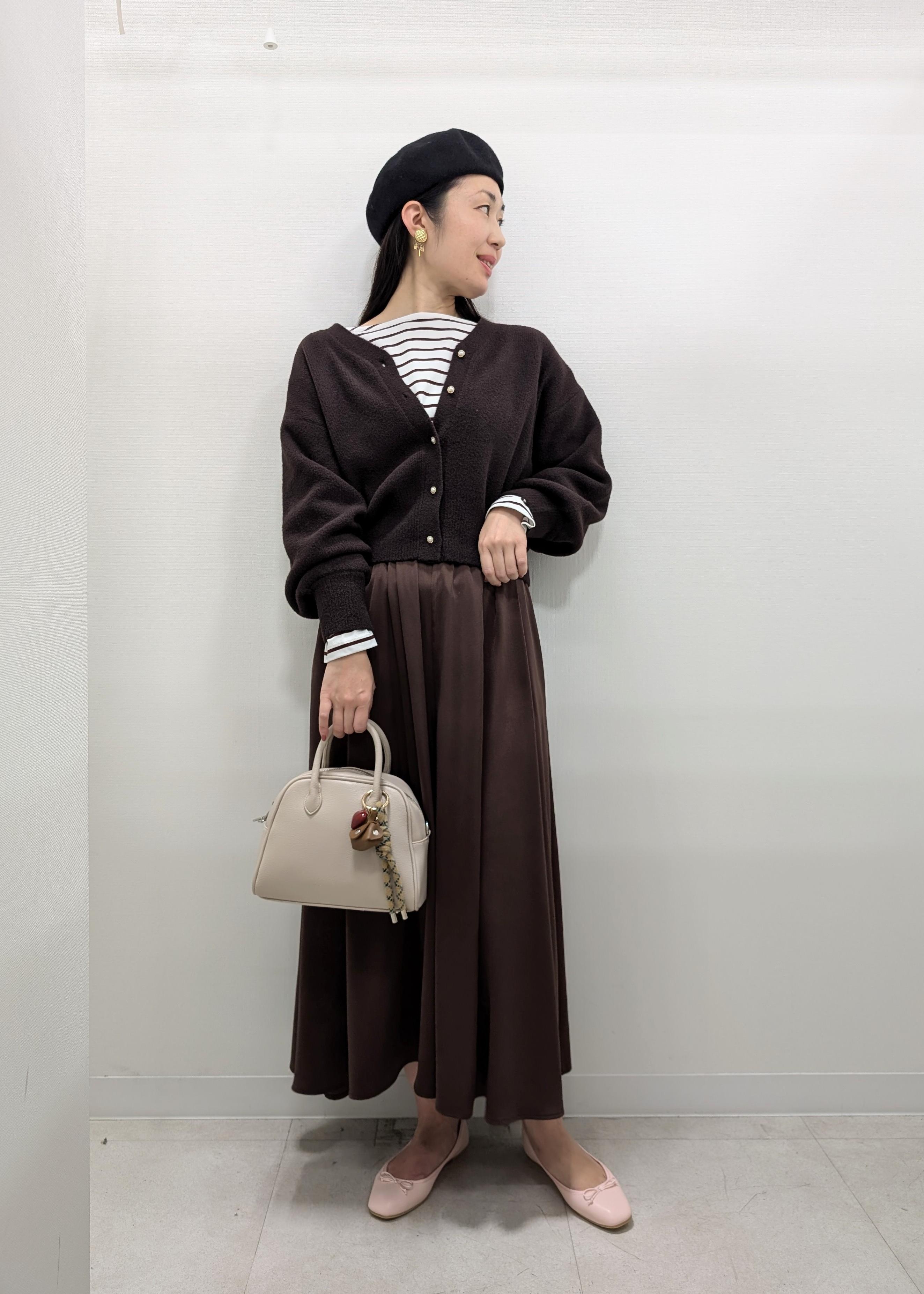 ROPE' PICNICの【新色追加】スフレニットシリーズ パールボタンショートカーディガン/イージーケア・リンクコーデを使ったコーディネートを紹介します。｜Rakuten Fashion(楽天ファッション／旧楽天ブランドアベニュー)6470150