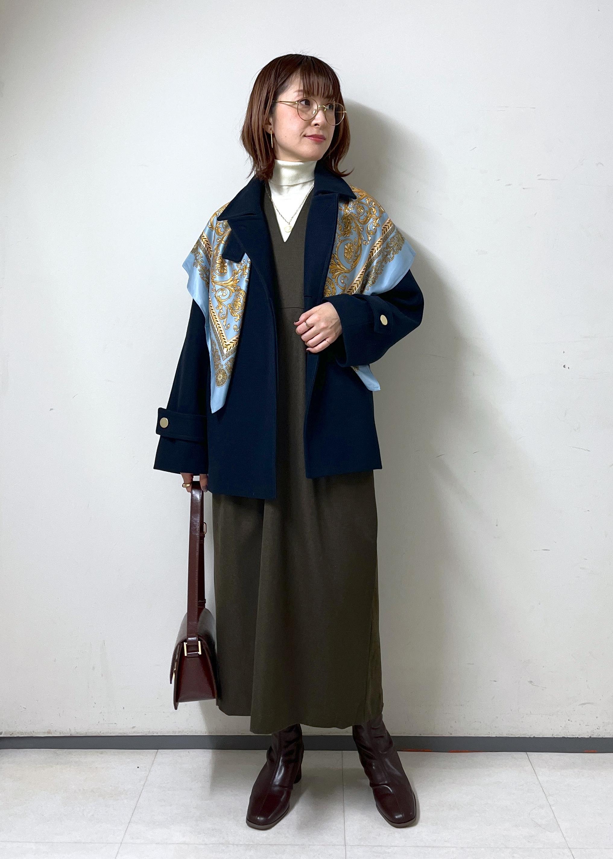 ROPE' PICNICのジャージーメルトンシリーズ 金ボタンミドル丈コート/リンクコーデを使ったコーディネートを紹介します。｜Rakuten Fashion(楽天ファッション／旧楽天ブランドアベニュー)6470153