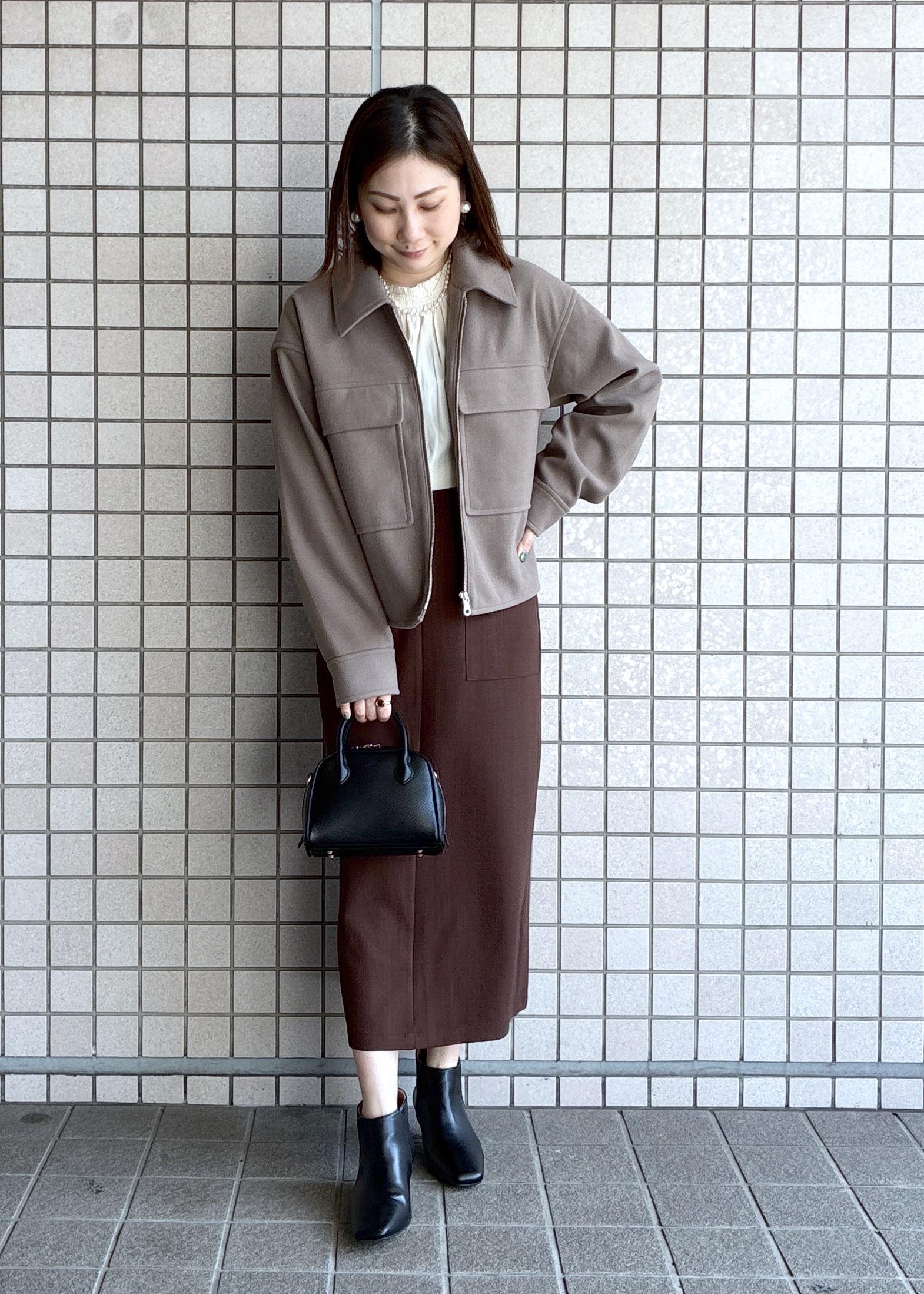 ROPE' PICNICのジャージーメルトンシリーズ ポケット付きジップブルゾン/リンクコーデを使ったコーディネートを紹介します。｜Rakuten Fashion(楽天ファッション／旧楽天ブランドアベニュー)6470201