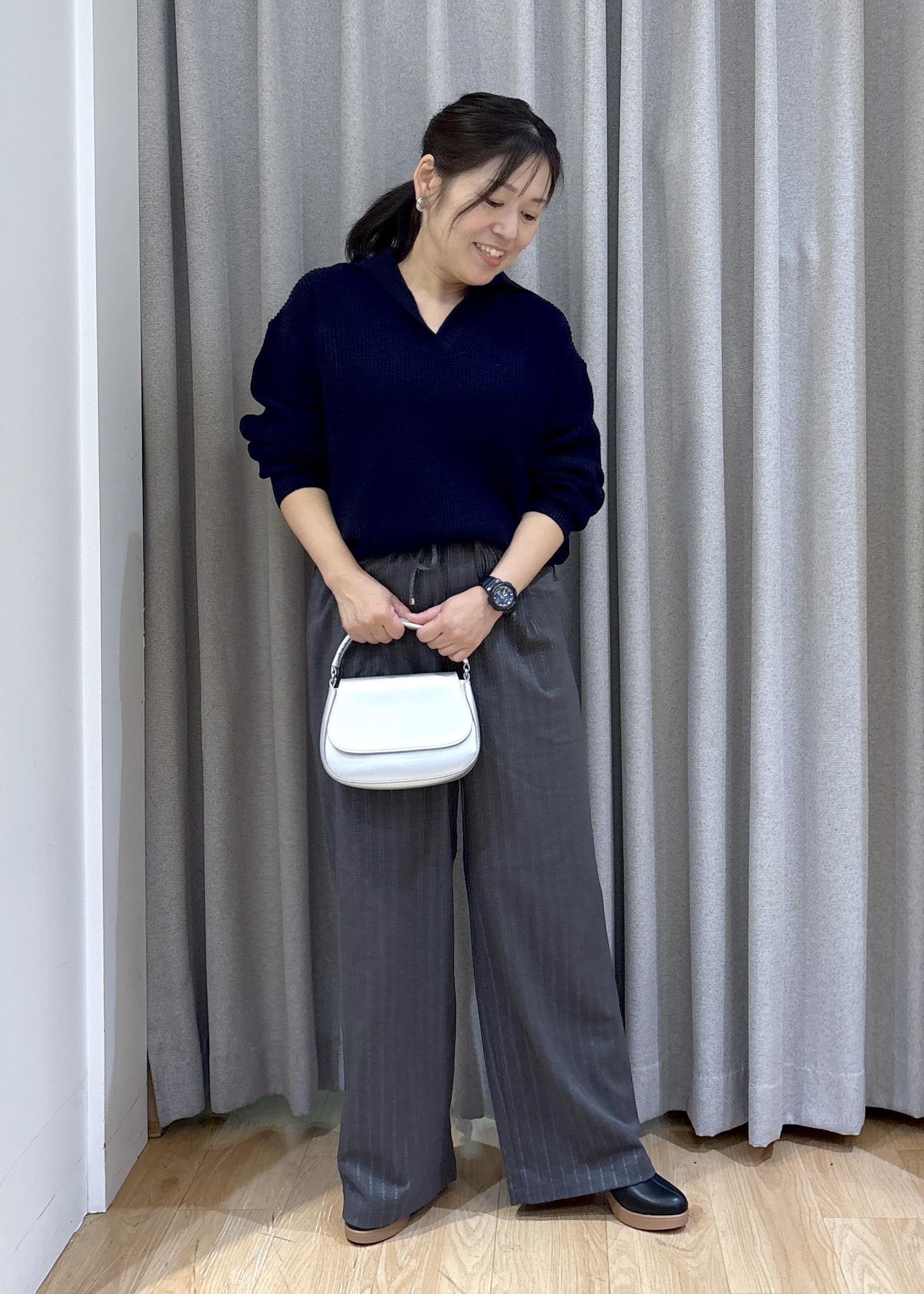 ROPE' PICNICのスキッパーポロニットプルオーバー/イージーケアを使ったコーディネートを紹介します。｜Rakuten Fashion(楽天ファッション／旧楽天ブランドアベニュー)6470209