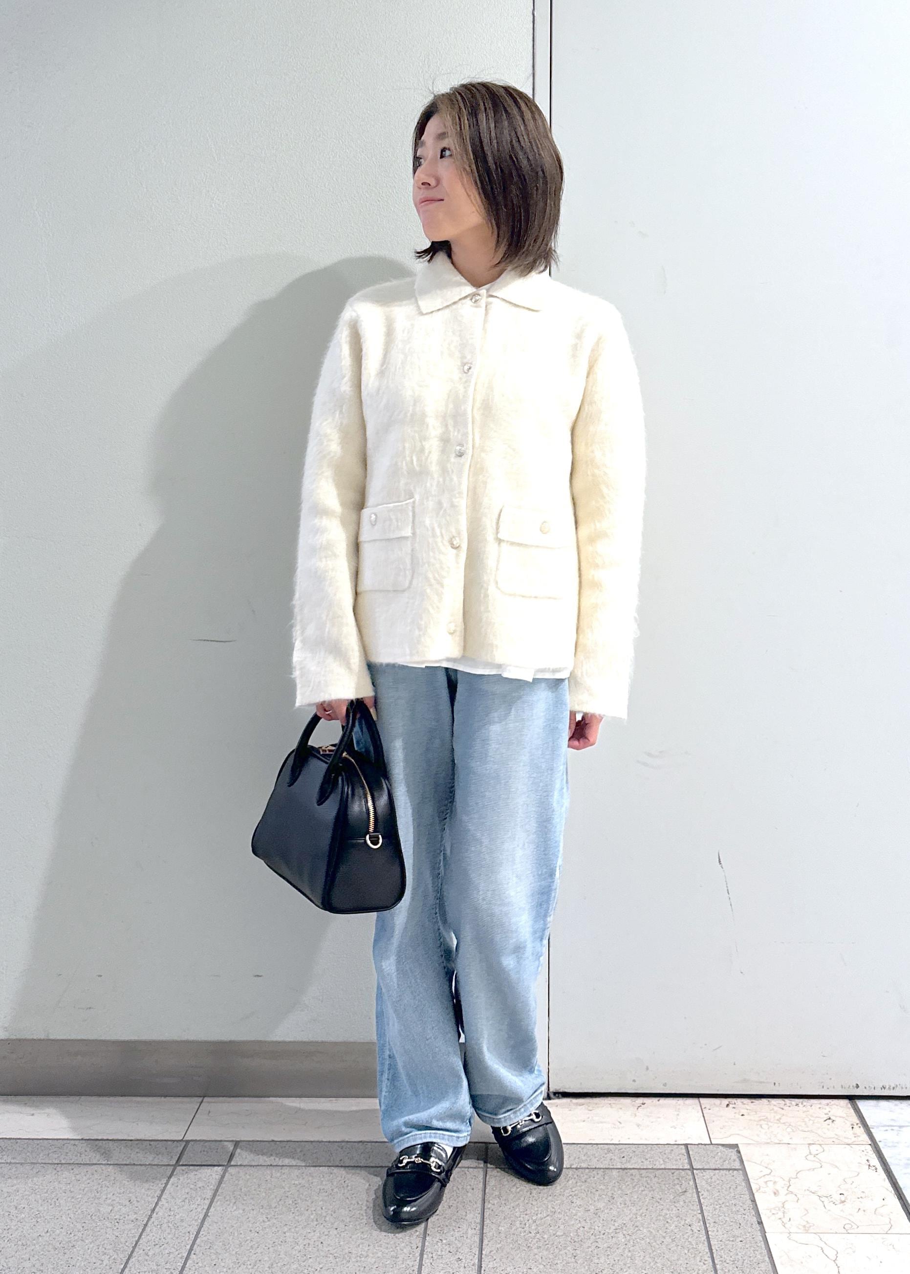 ROPE' PICNICのダブルフェイス襟取り外し起毛カーディガンを使ったコーディネートを紹介します。｜Rakuten Fashion(楽天ファッション／旧楽天ブランドアベニュー)6470212