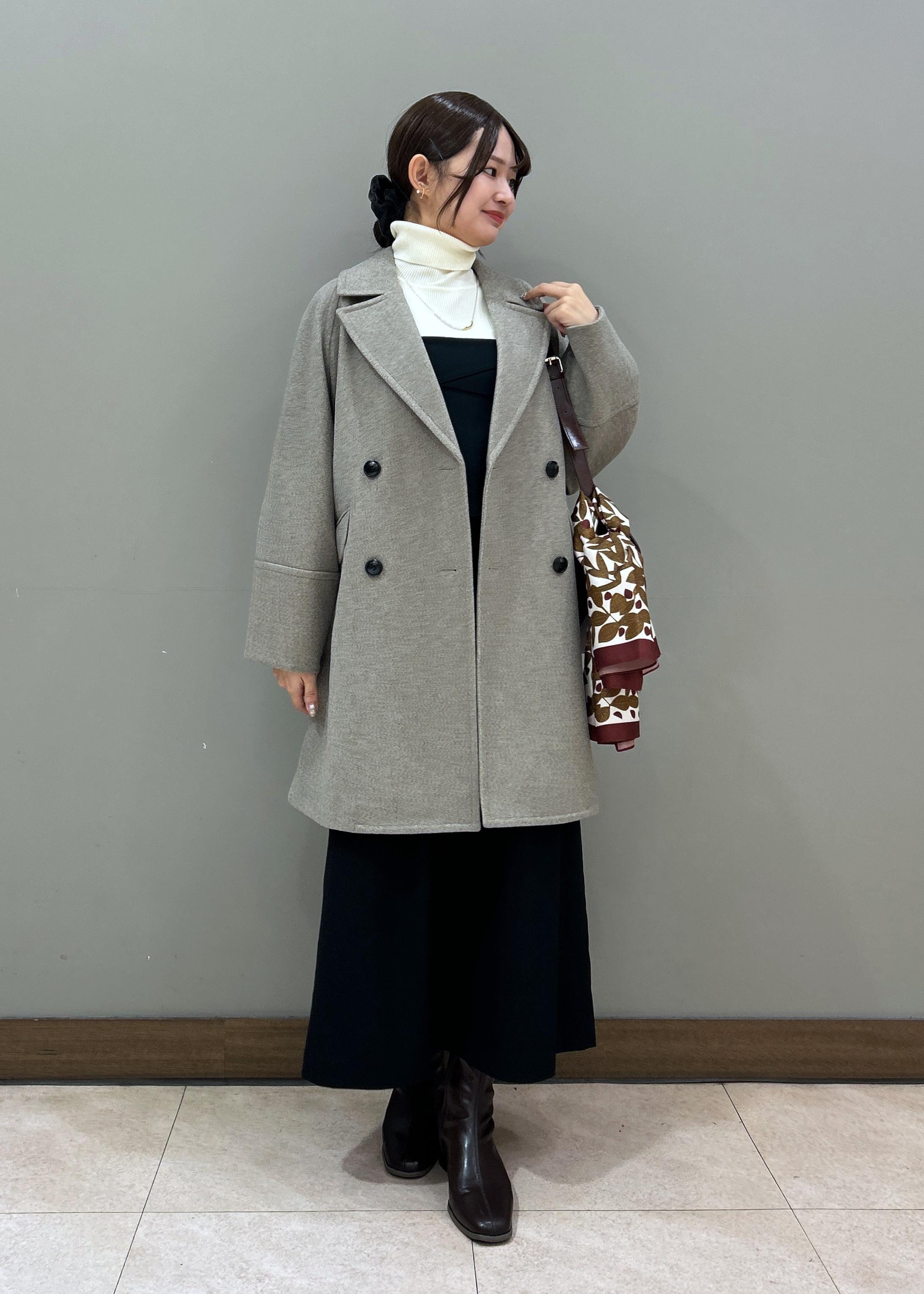 ROPE' PICNICのジャージメルトン無地&チェックオーバーPコート/一部WEB限定カラー・リンクコーデを使ったコーディネートを紹介します。｜Rakuten Fashion(楽天ファッション／旧楽天ブランドアベニュー)6470224