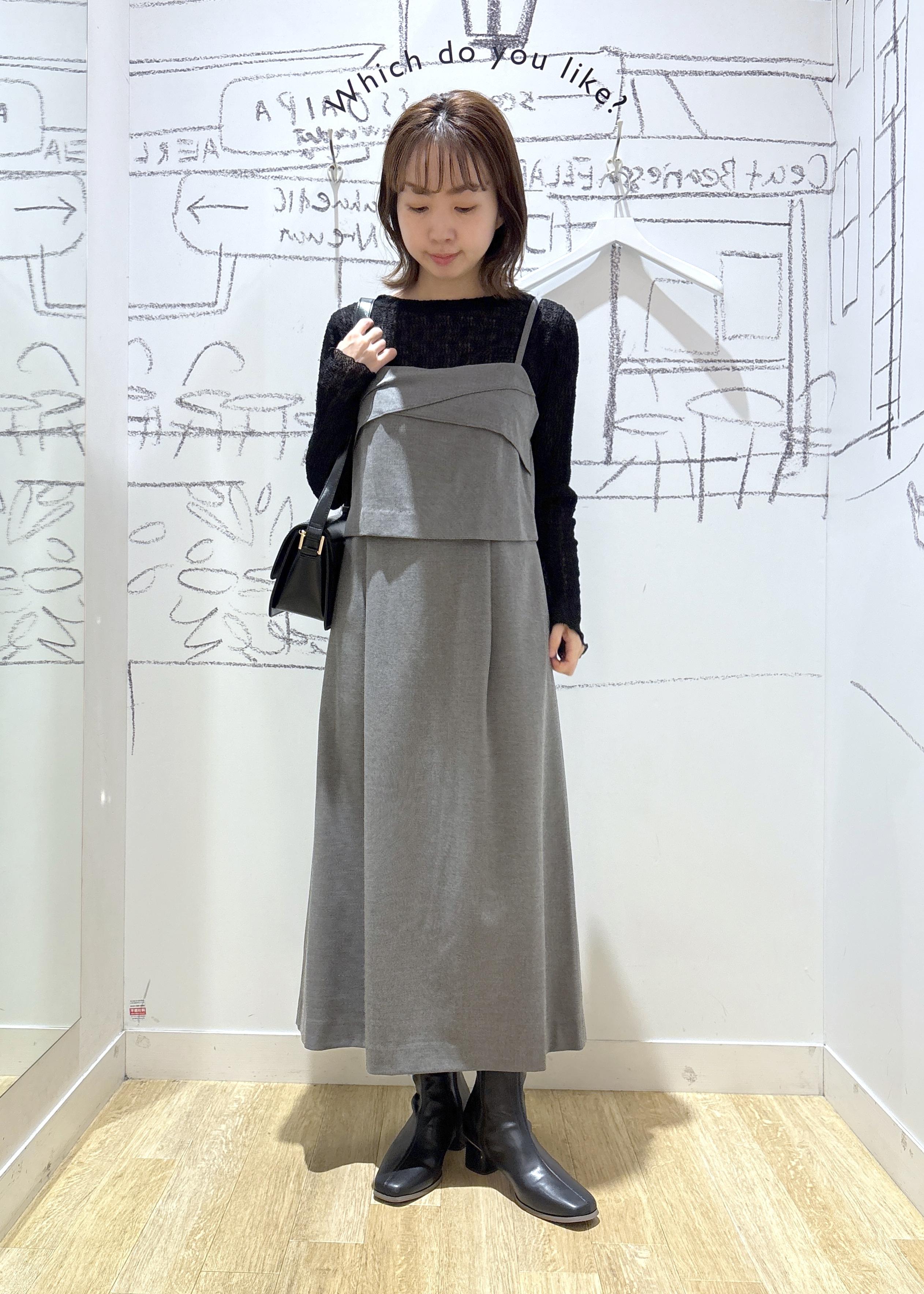 ROPE' PICNICのセットアップ見えワンピースを使ったコーディネートを紹介します。｜Rakuten Fashion(楽天ファッション／旧楽天ブランドアベニュー)6470260