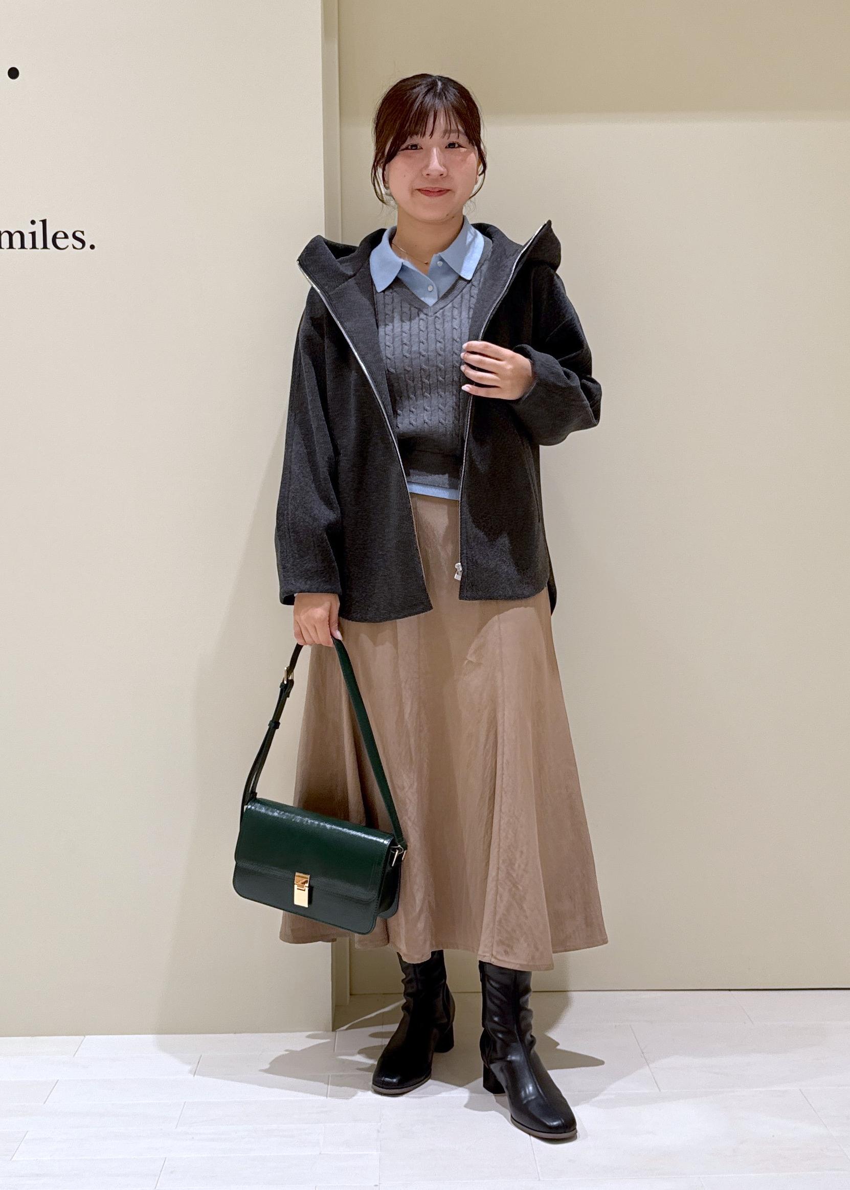 ROPE' PICNICの【新色追加】フェイクレイヤードニットプルオーバーを使ったコーディネートを紹介します。｜Rakuten Fashion(楽天ファッション／旧楽天ブランドアベニュー)6470230