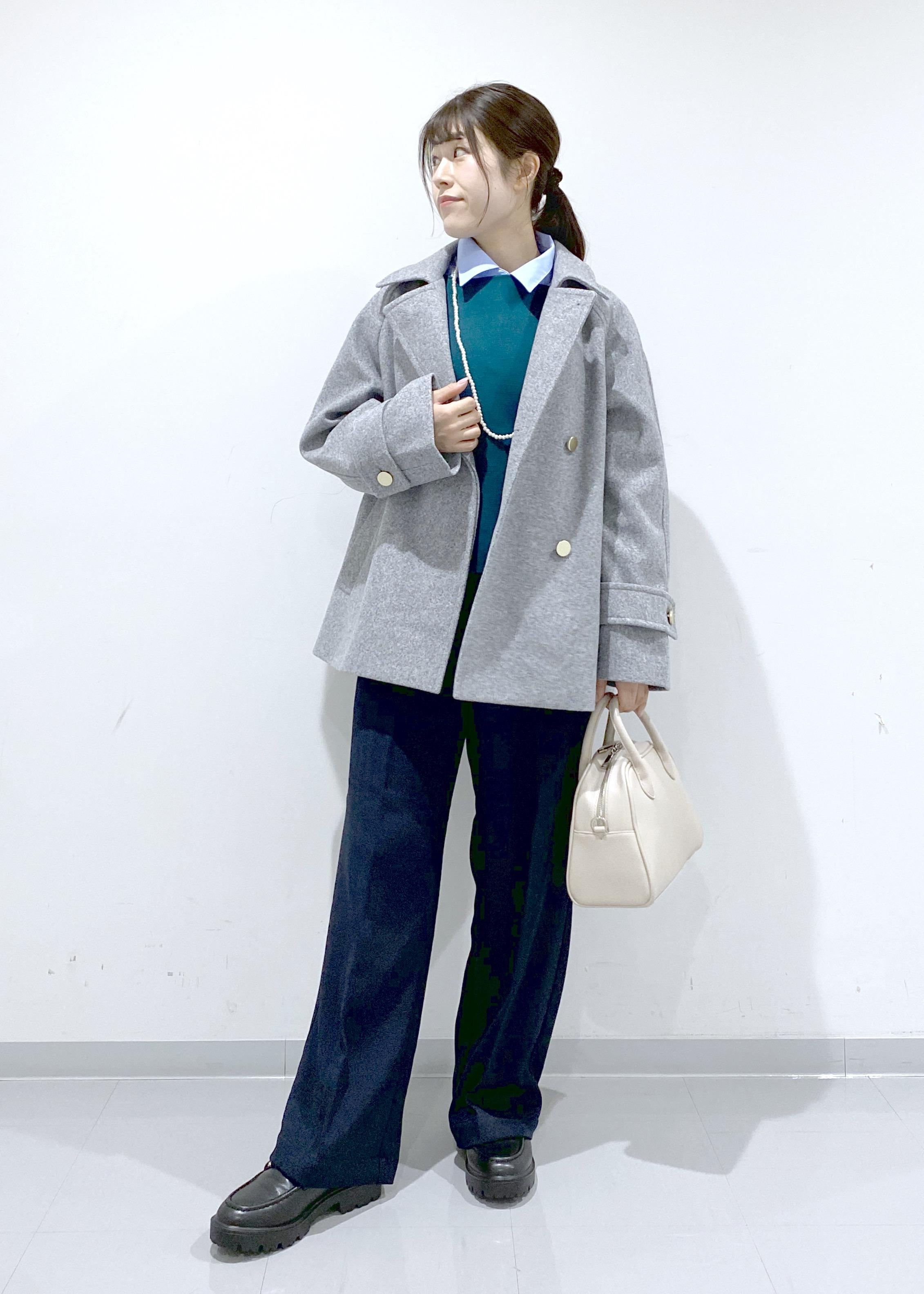 ROPE' PICNICのジャージーメルトンシリーズ 金ボタンミドル丈コート/リンクコーデを使ったコーディネートを紹介します。｜Rakuten Fashion(楽天ファッション／旧楽天ブランドアベニュー)6470245