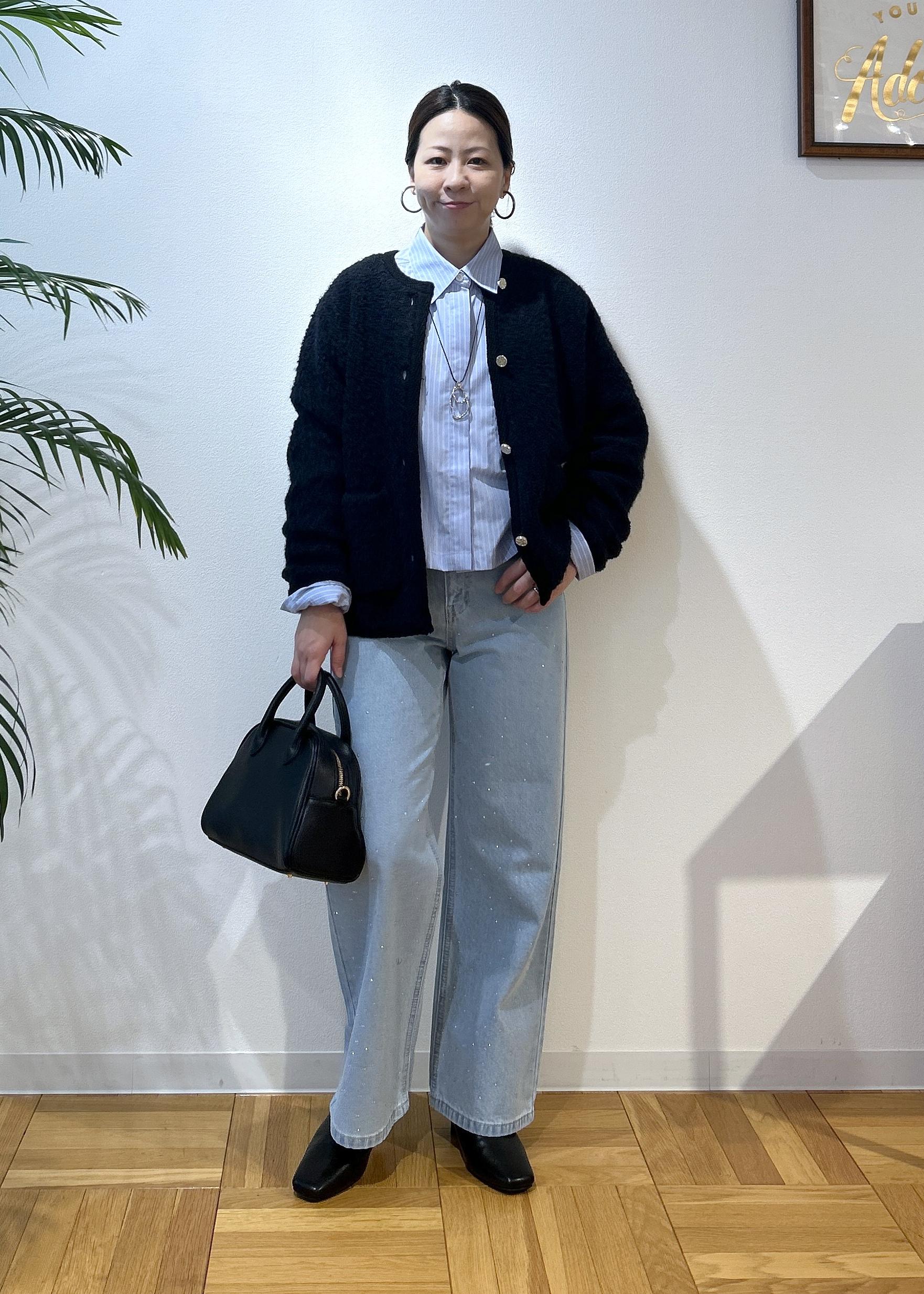 ROPE' PICNICのループ編みニットカーディガンを使ったコーディネートを紹介します。｜Rakuten Fashion(楽天ファッション／旧楽天ブランドアベニュー)6470246