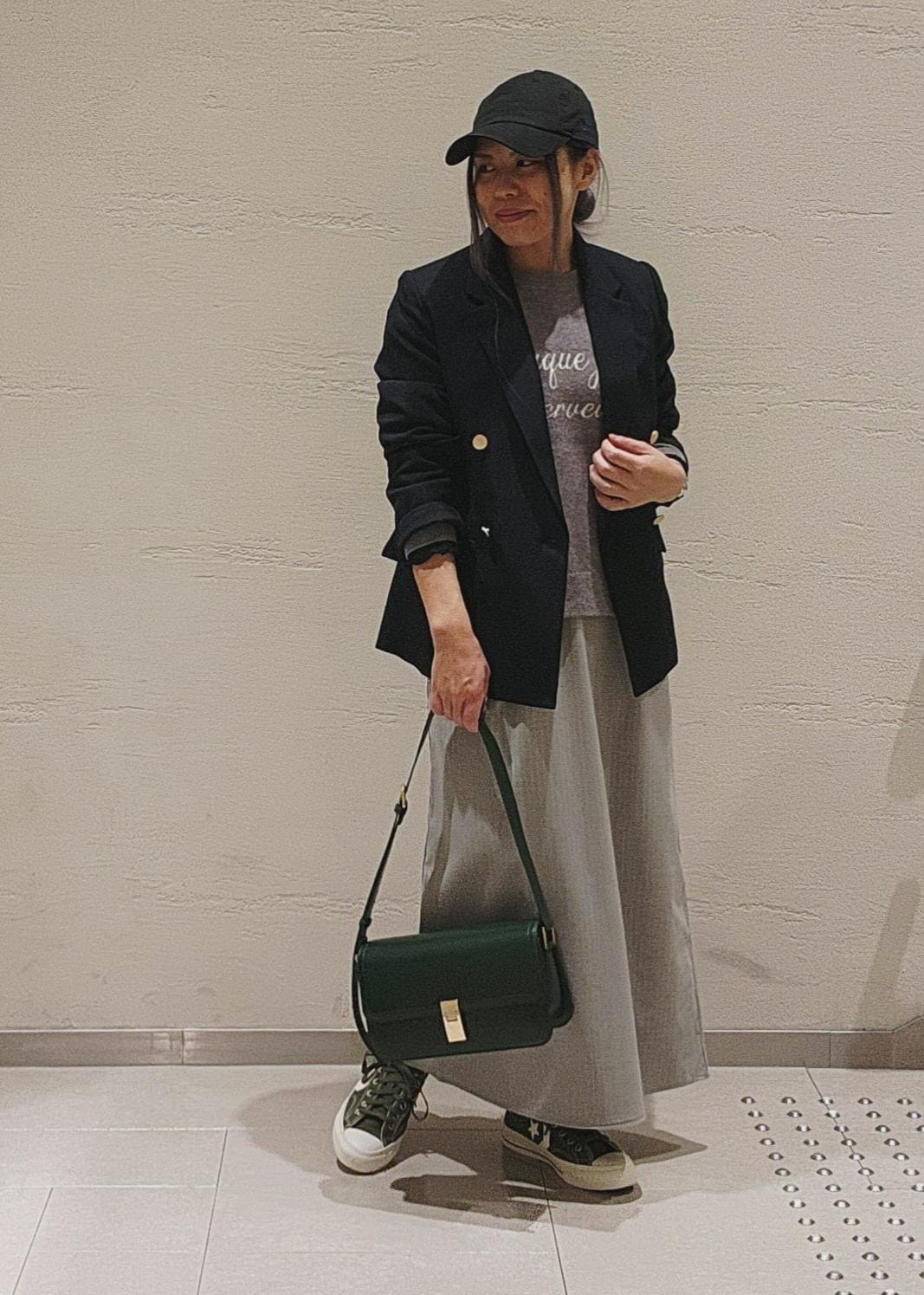 ROPE' PICNICのレディハンサムシリーズ ウールライク金ボタンジャケット(総裏地)/セットアップ対応を使ったコーディネートを紹介します。｜Rakuten Fashion(楽天ファッション／旧楽天ブランドアベニュー)6470278