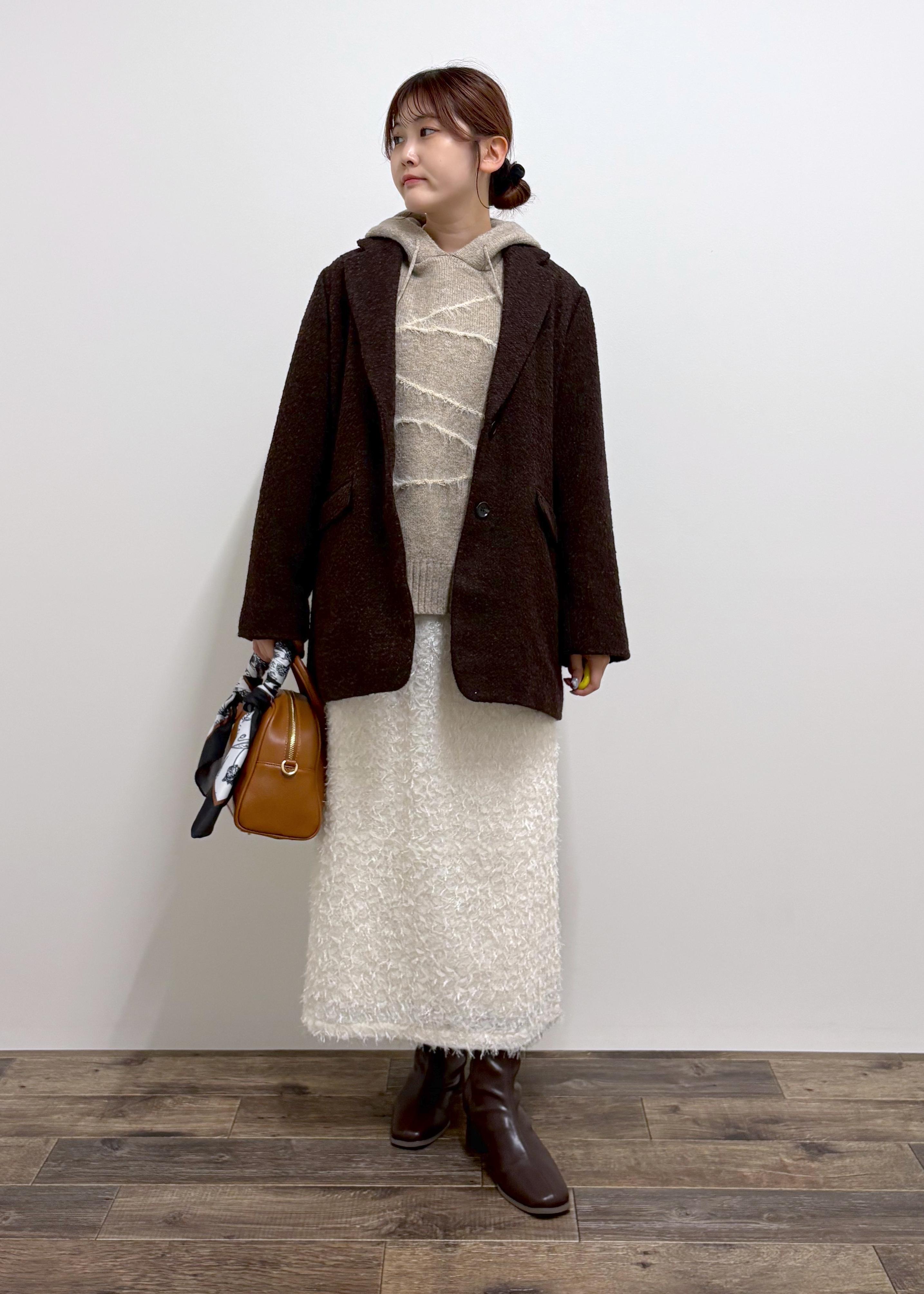 ROPE' PICNICのコードリンキングニットフーディを使ったコーディネートを紹介します。｜Rakuten Fashion(楽天ファッション／旧楽天ブランドアベニュー)6470259