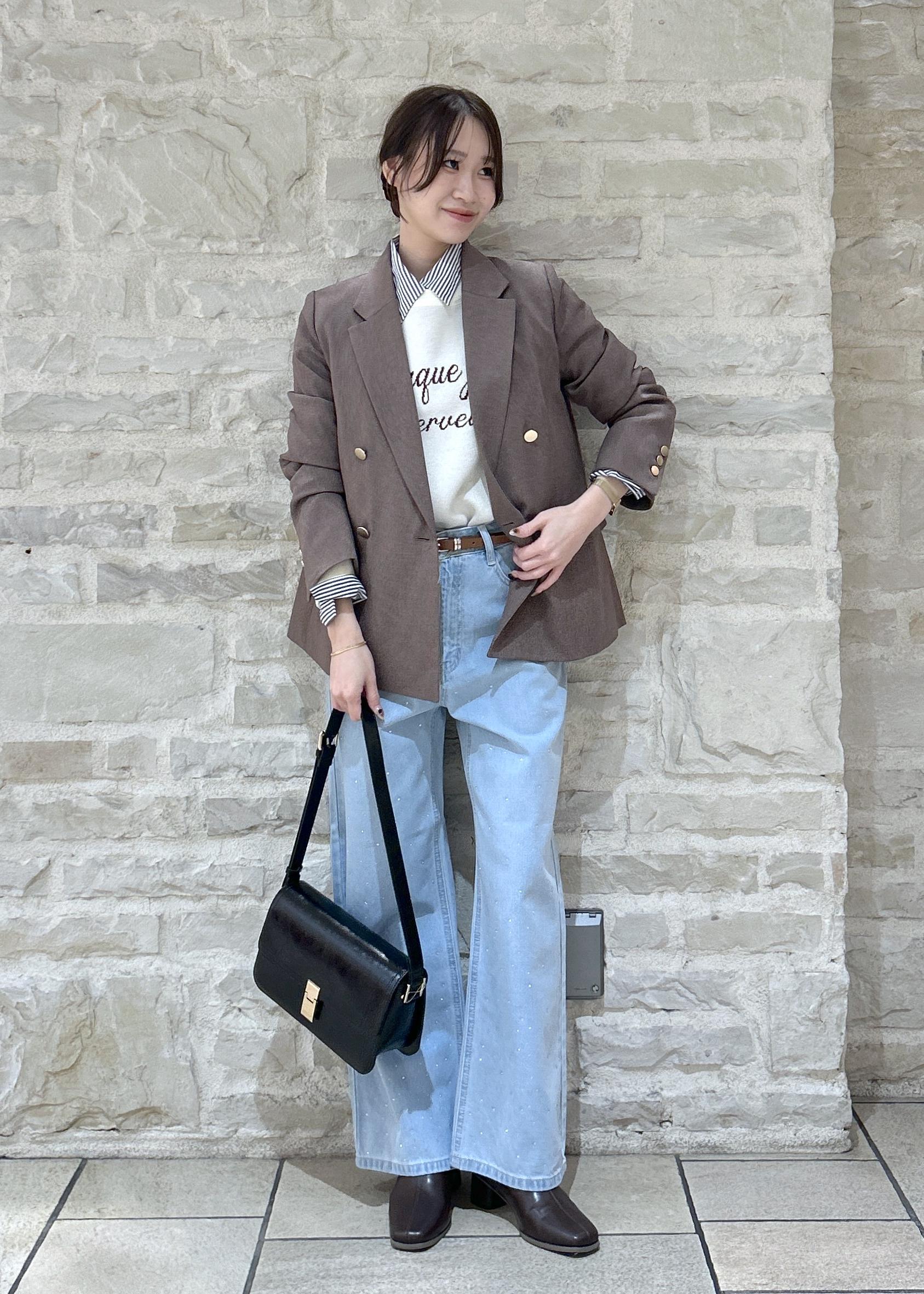 ROPE' PICNICのベーシッククロップドシャツ/イージーケアを使ったコーディネートを紹介します。｜Rakuten Fashion(楽天ファッション／旧楽天ブランドアベニュー)6470251