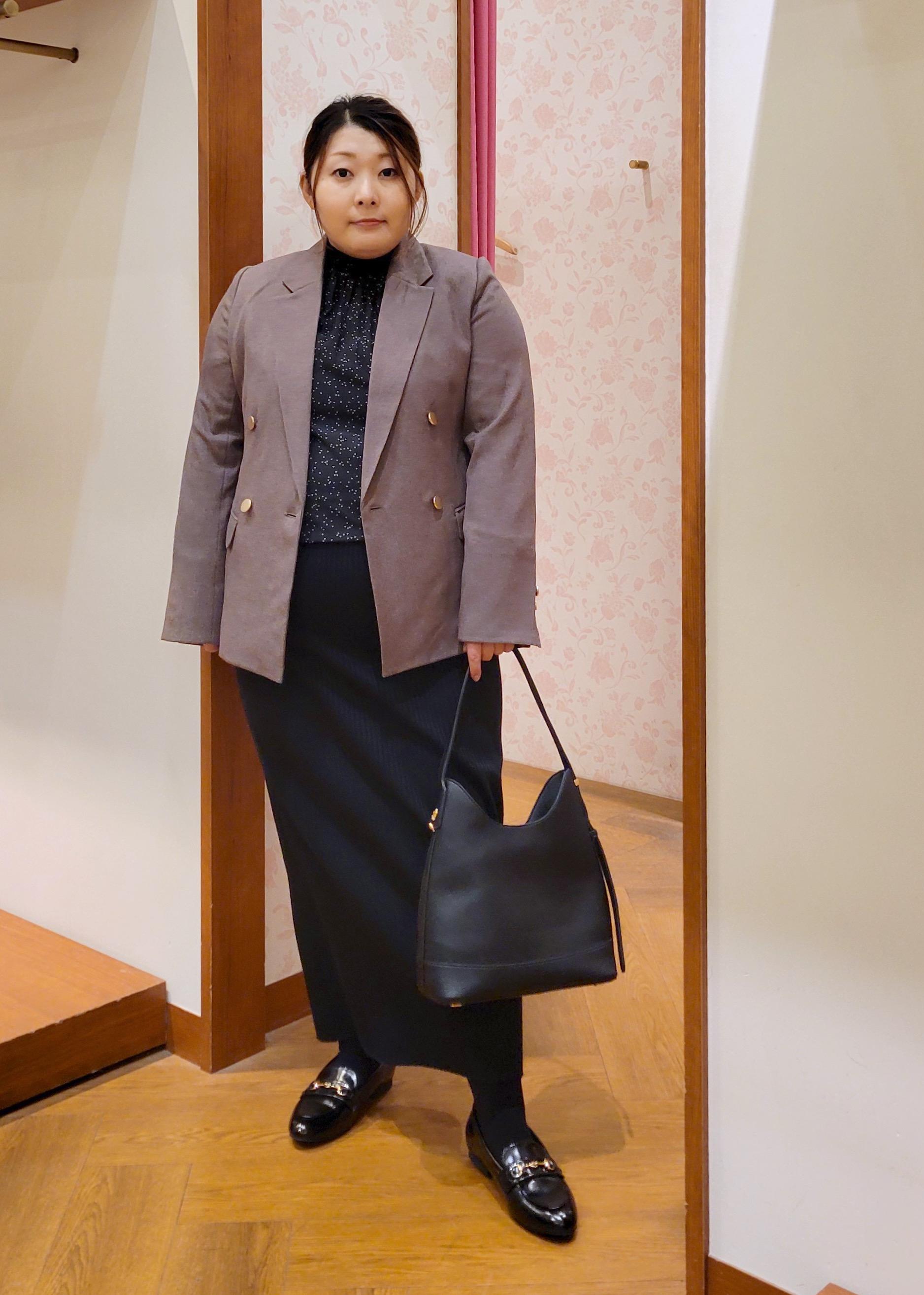 ROPE' PICNICのレディハンサムシリーズ ウールライク金ボタンジャケット(総裏地)/セットアップ対応を使ったコーディネートを紹介します。｜Rakuten Fashion(楽天ファッション／旧楽天ブランドアベニュー)6470315