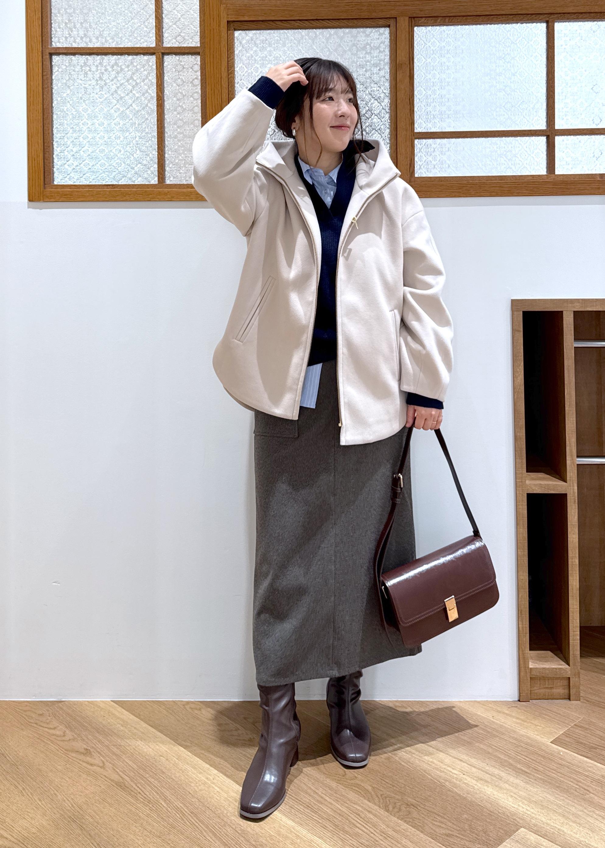 ROPE' PICNICのジャージーメルトンシリーズ ジップアップフーデッドコート/無地・チェック/リンクコーデを使ったコーディネートを紹介します。｜Rakuten Fashion(楽天ファッション／旧楽天ブランドアベニュー)6470291