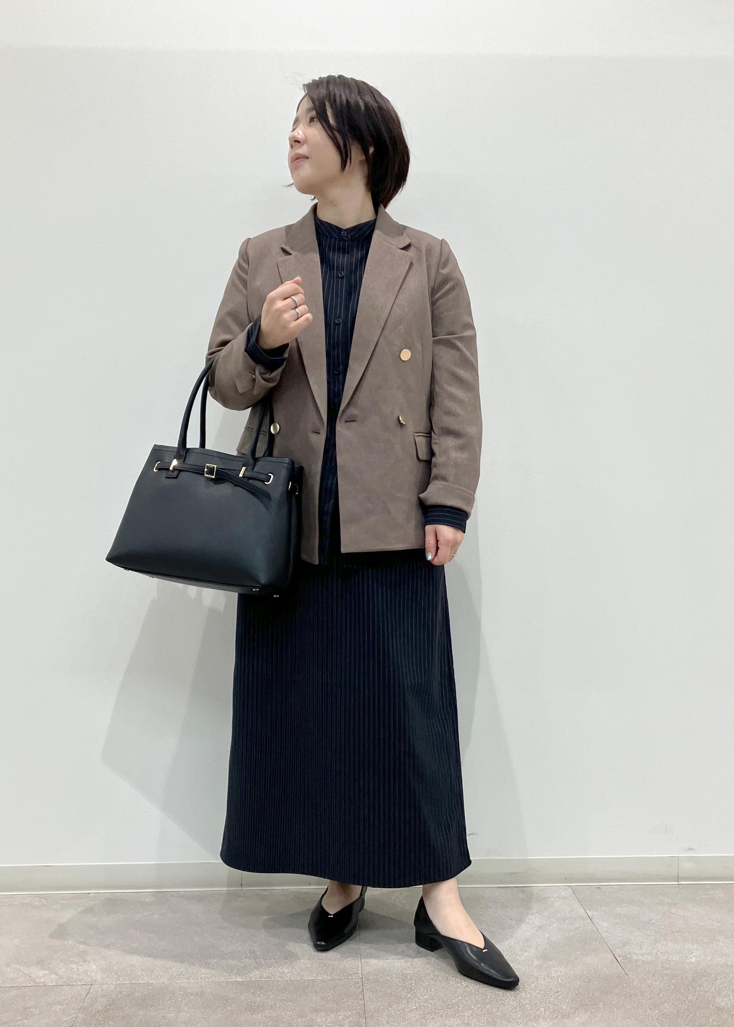 ROPE' PICNICのレディハンサムシリーズ ウールライク金ボタンジャケット(総裏地)/セットアップ対応を使ったコーディネートを紹介します。｜Rakuten Fashion(楽天ファッション／旧楽天ブランドアベニュー)6470293