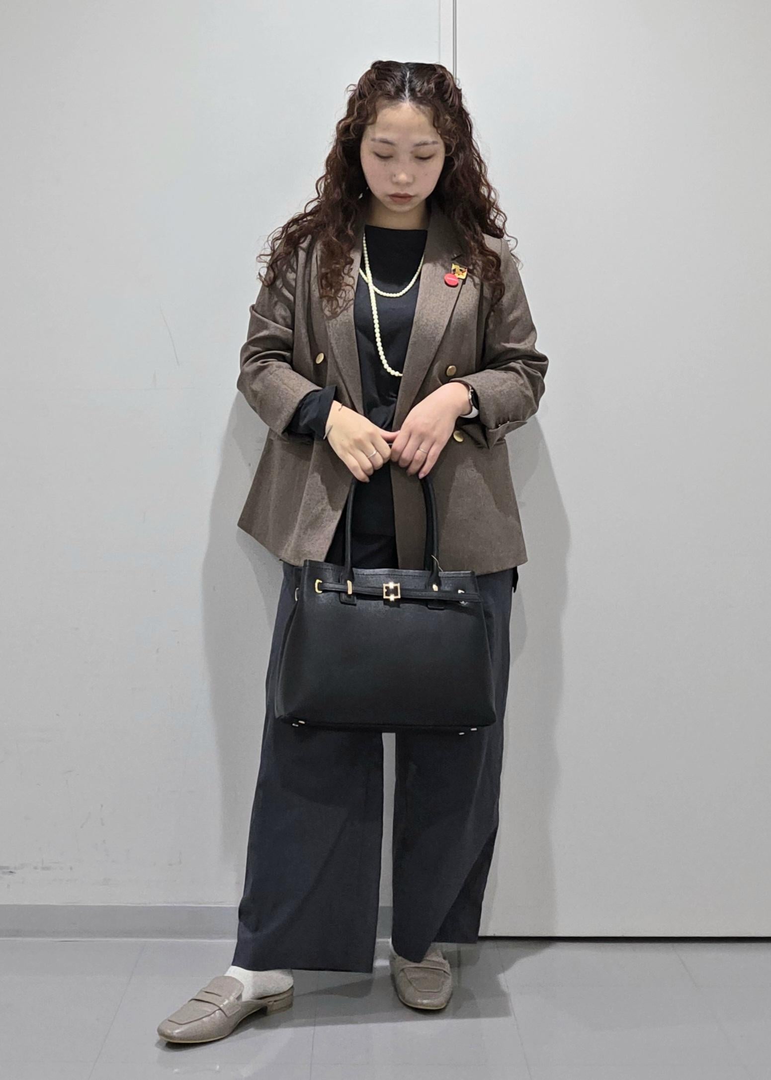 ROPE' PICNICのレディハンサムシリーズ ウールライク金ボタンジャケット(総裏地)/セットアップ対応を使ったコーディネートを紹介します。｜Rakuten Fashion(楽天ファッション／旧楽天ブランドアベニュー)6470322