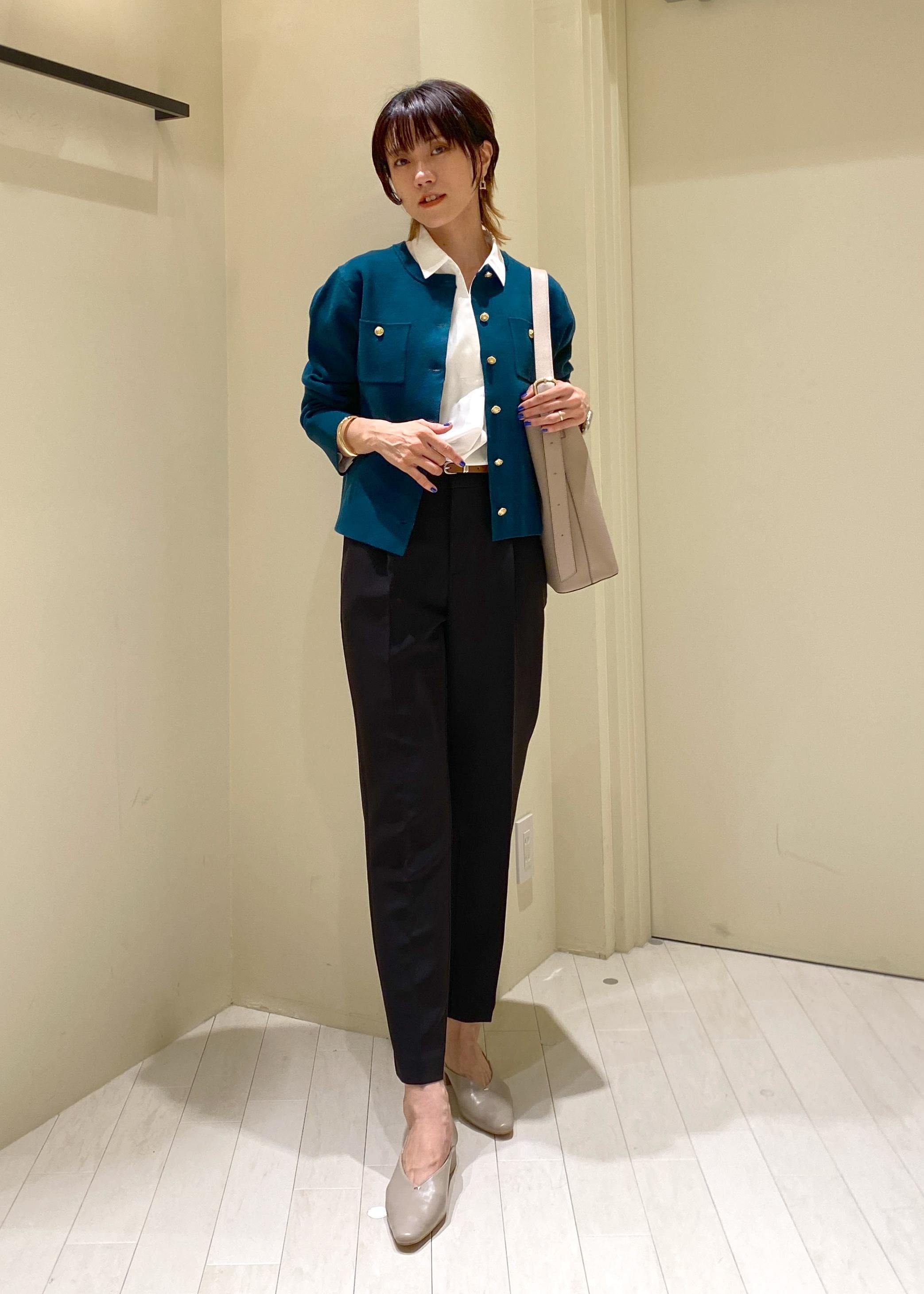 ROPE' PICNICの【洗濯機OK】ミラノリブニットカーディガンを使ったコーディネートを紹介します。｜Rakuten Fashion(楽天ファッション／旧楽天ブランドアベニュー)6470348