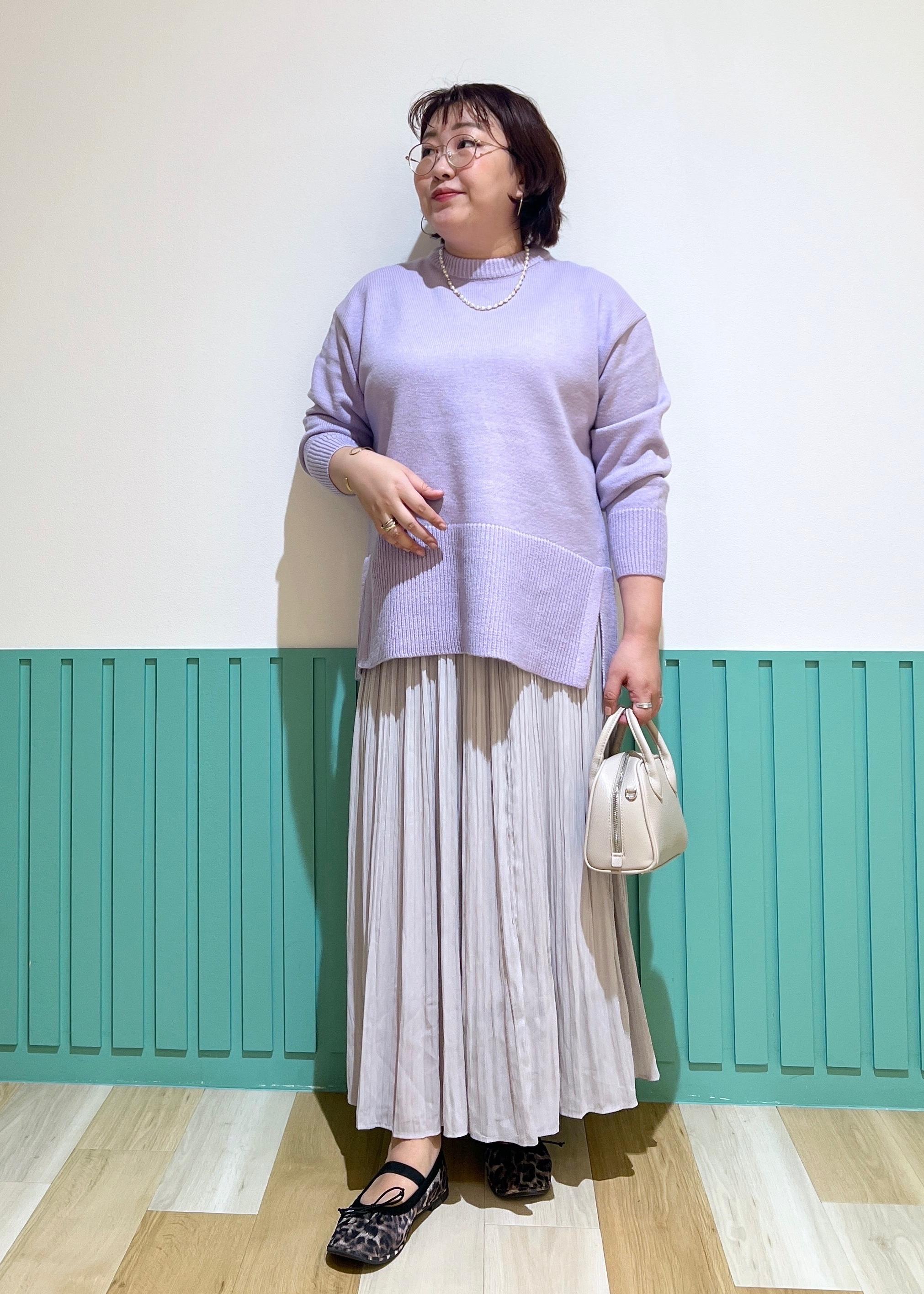 ROPE' PICNICの【新色追加】着丈が選べるエアリープリーツスカートを使ったコーディネートを紹介します。｜Rakuten Fashion(楽天ファッション／旧楽天ブランドアベニュー)6470349