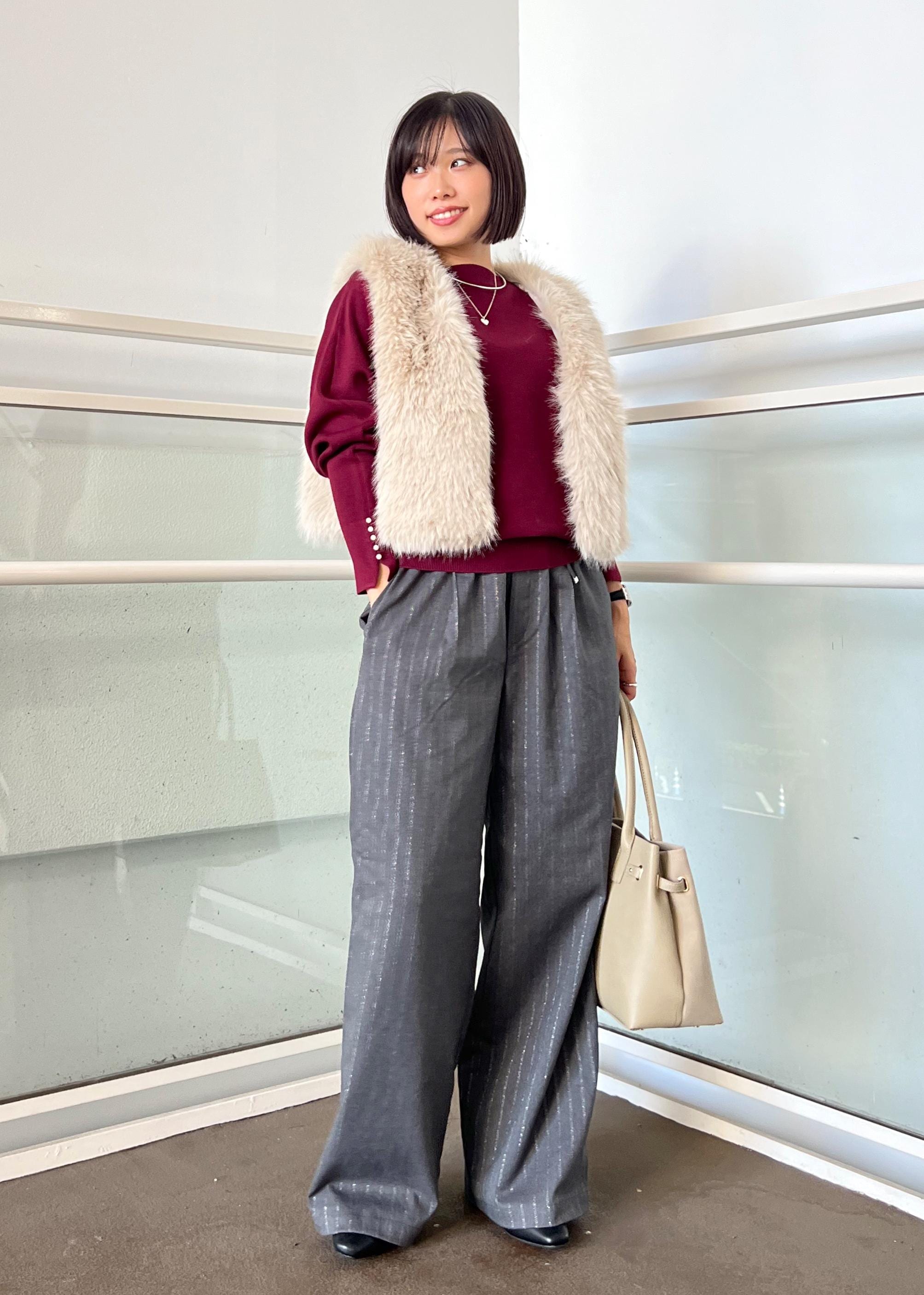 ROPE' PICNICのファーベストを使ったコーディネートを紹介します。｜Rakuten Fashion(楽天ファッション／旧楽天ブランドアベニュー)6470256