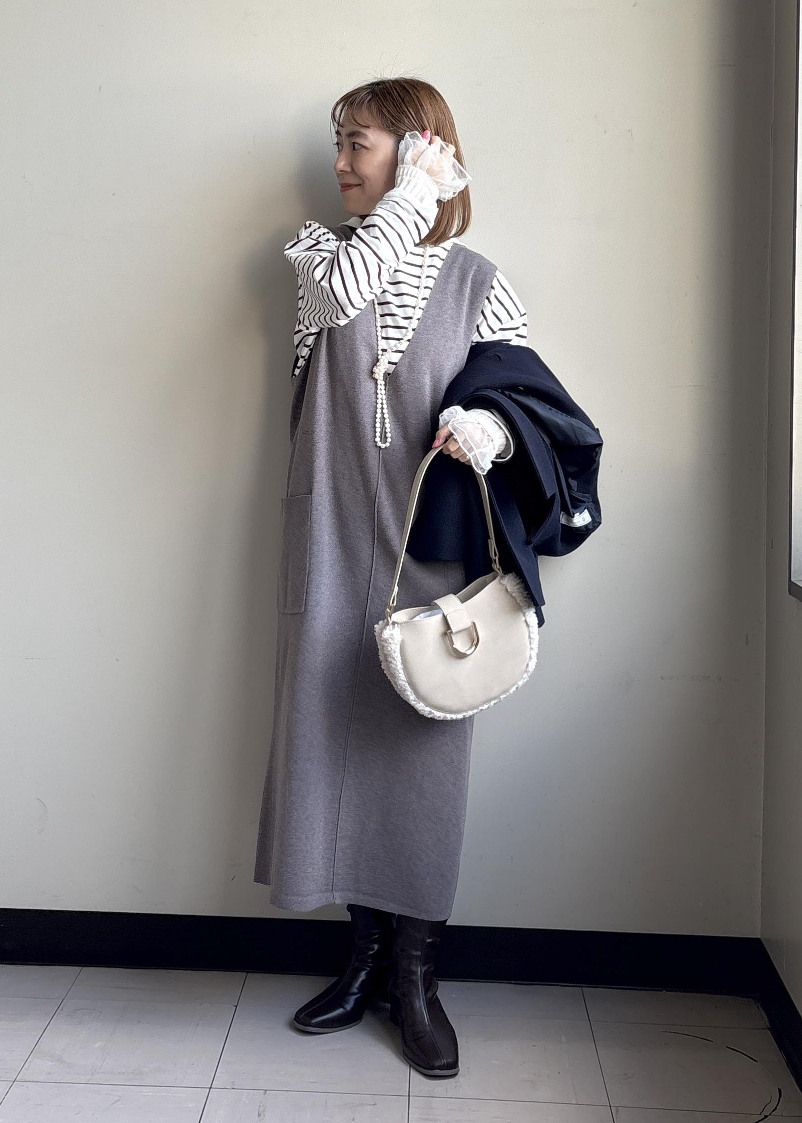 ROPE' PICNICのニットジャンパースカート/着丈が選べる・リンクコーデを使ったコーディネートを紹介します。｜Rakuten Fashion(楽天ファッション／旧楽天ブランドアベニュー)6470336