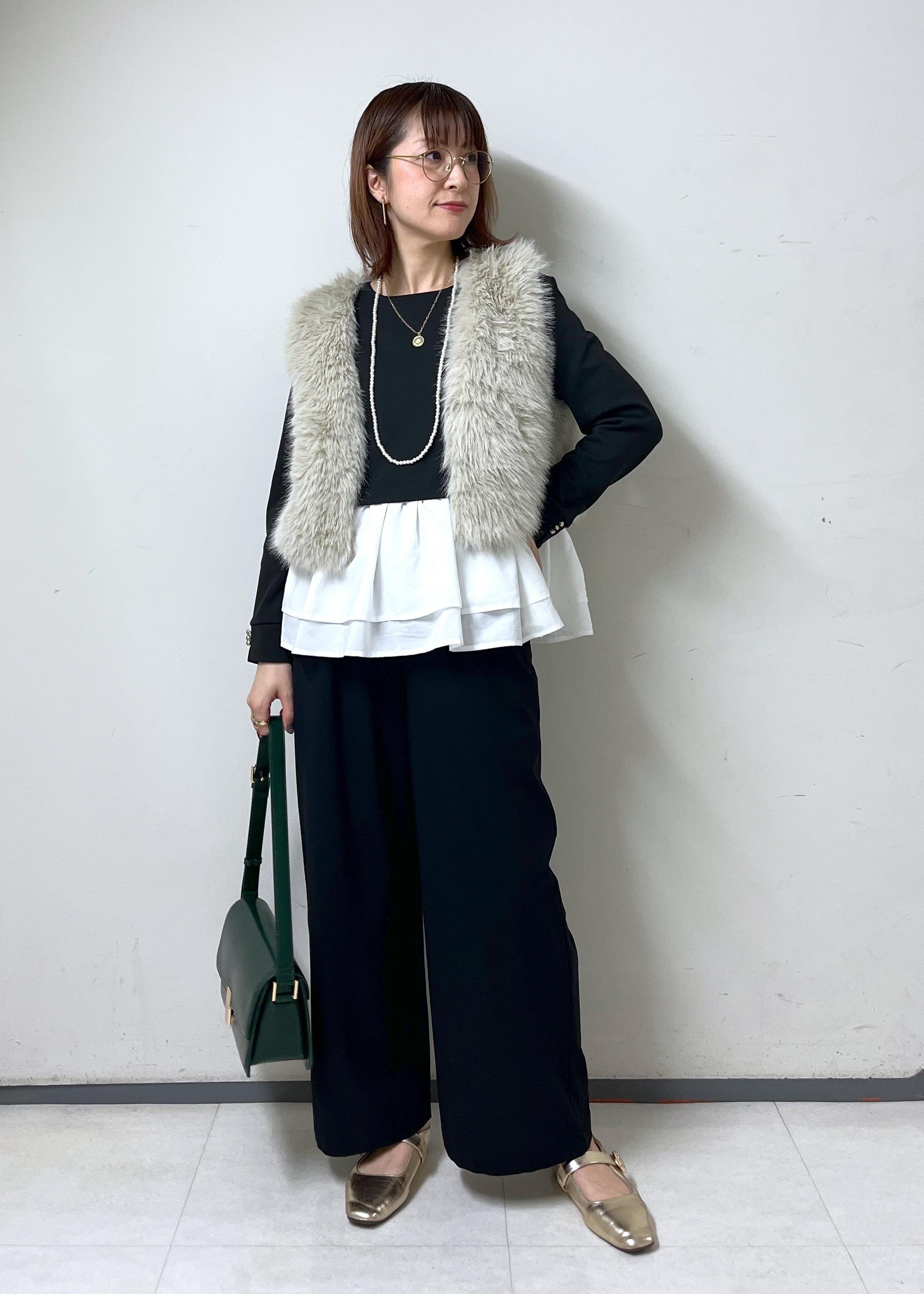 ROPE' PICNICのファーベストを使ったコーディネートを紹介します。｜Rakuten Fashion(楽天ファッション／旧楽天ブランドアベニュー)6470339