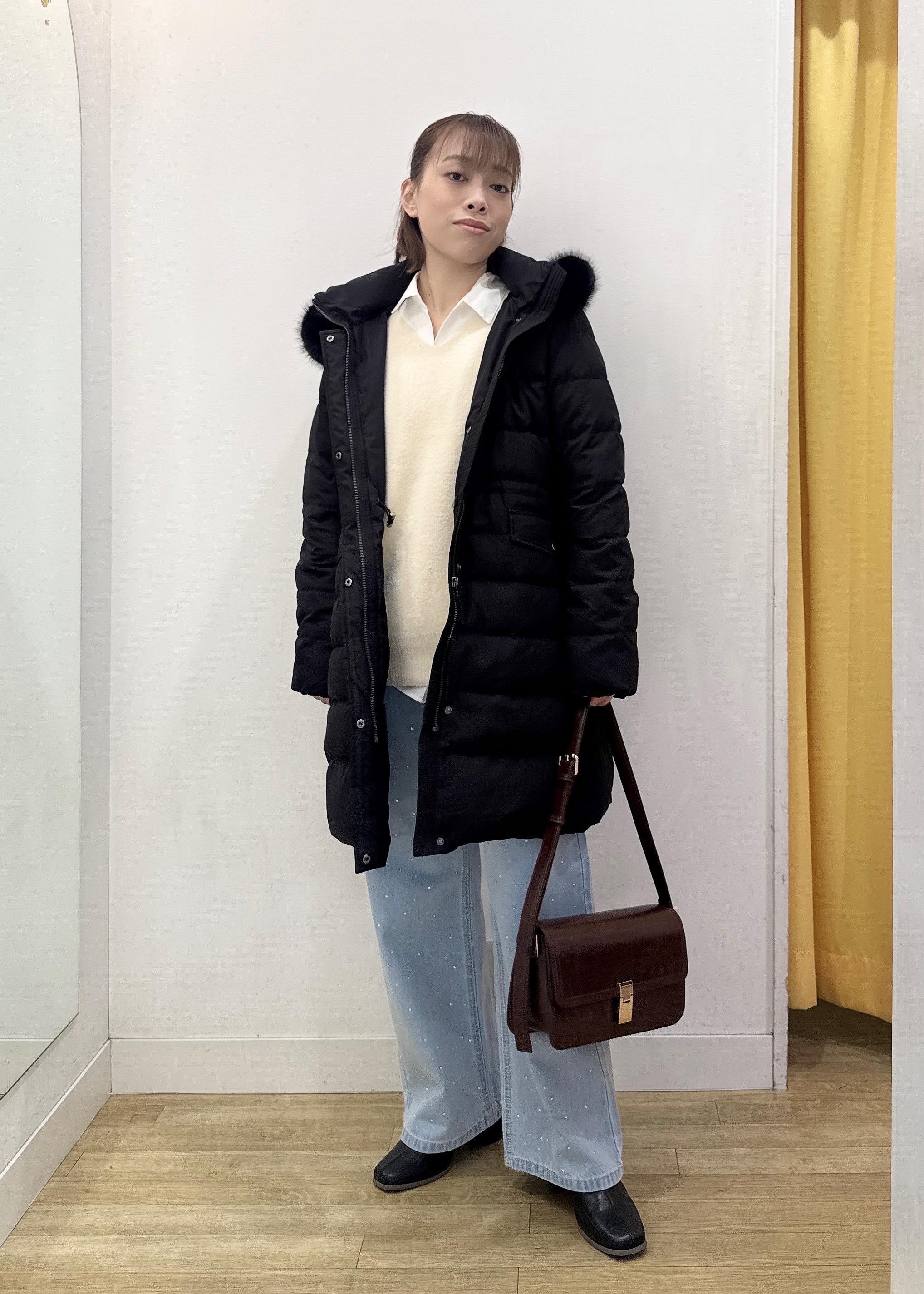 ROPE' PICNICの【GREEN DOWN/グリーンダウン】ファー付きダウンロングコート/一部WEB限定カラーを使ったコーディネートを紹介します。｜Rakuten Fashion(楽天ファッション／旧楽天ブランドアベニュー)6470358