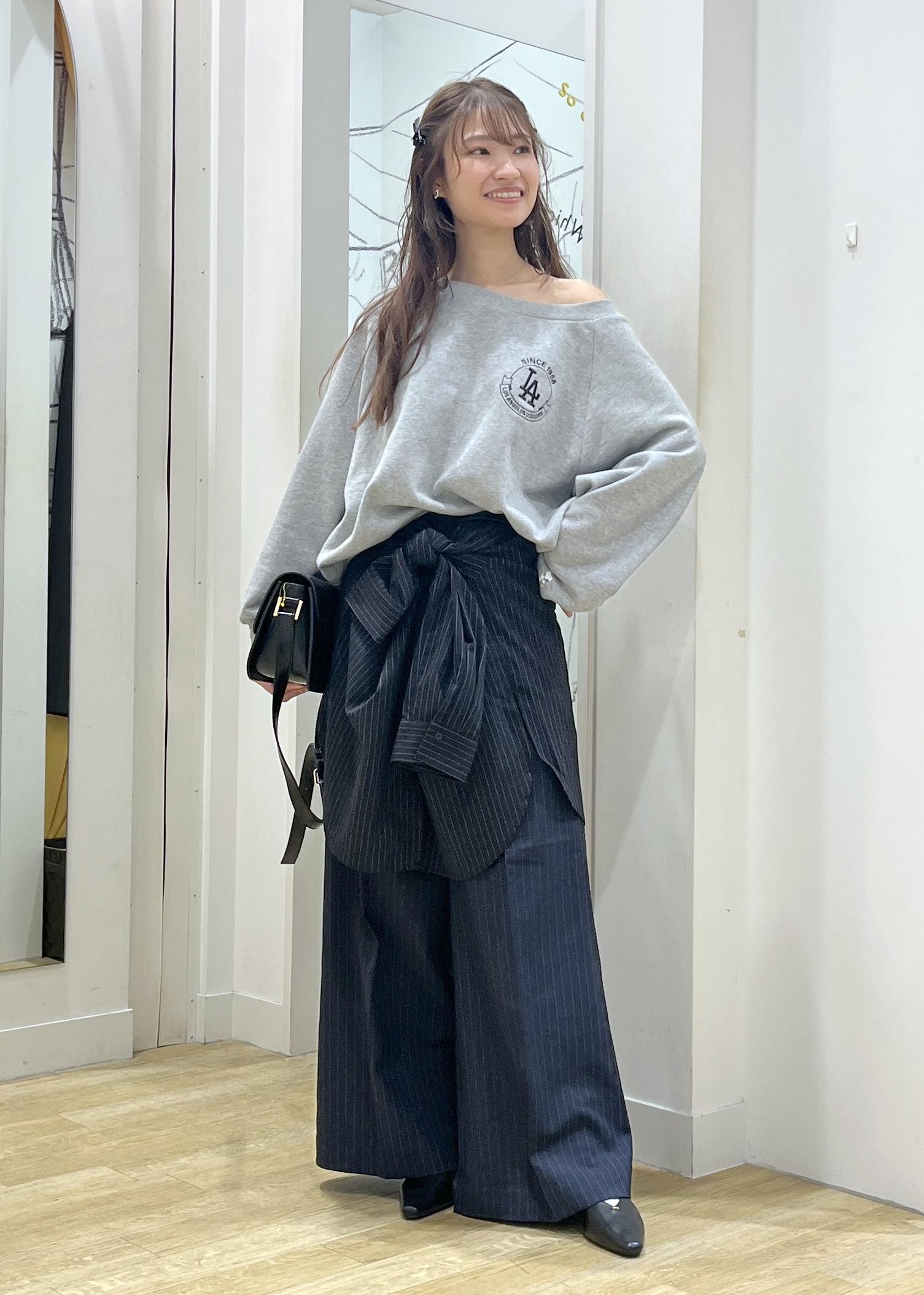 ROPE' PICNICの【PEANUTS*MLB COLLECTION by ROPE' PICNIC】オフショルスウェットを使ったコーディネートを紹介します。｜Rakuten Fashion(楽天ファッション／旧楽天ブランドアベニュー)6470382