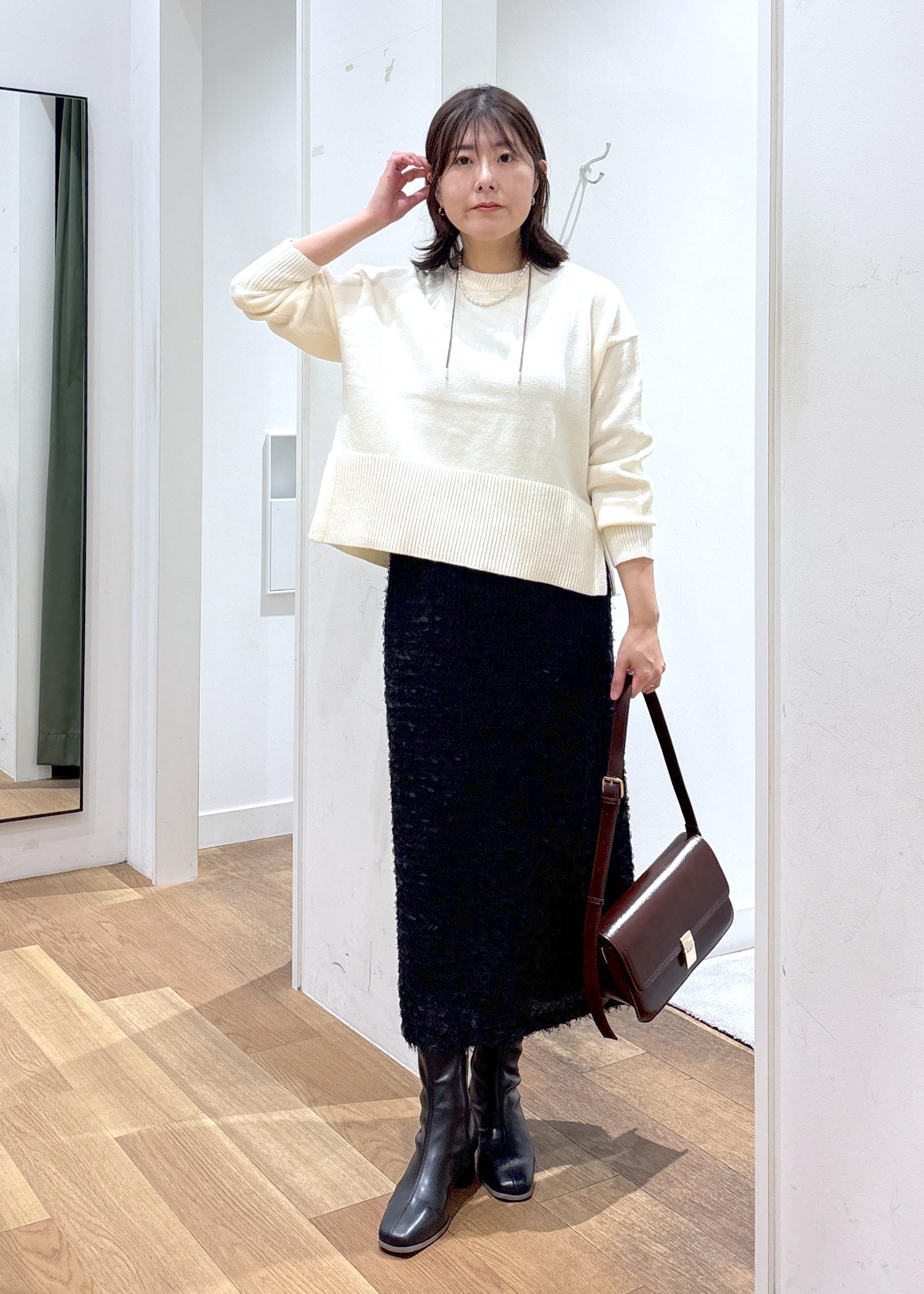 ROPE' PICNICの【新色追加】着丈が選べるクルーネックサイドスリットニットプルオーバー/イージーケアを使ったコーディネートを紹介します。｜Rakuten Fashion(楽天ファッション／旧楽天ブランドアベニュー)6470413