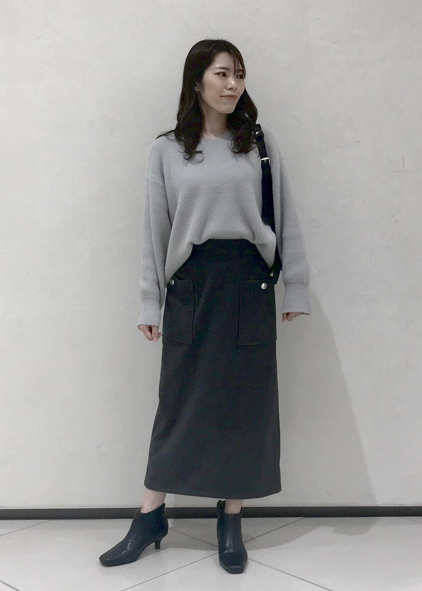 ROPE' PICNICの【新色追加】スフレニットシリーズ Vネックニットプルオーバー/イージーケア・リンクコーデを使ったコーディネートを紹介します。｜Rakuten Fashion(楽天ファッション／旧楽天ブランドアベニュー)6470416