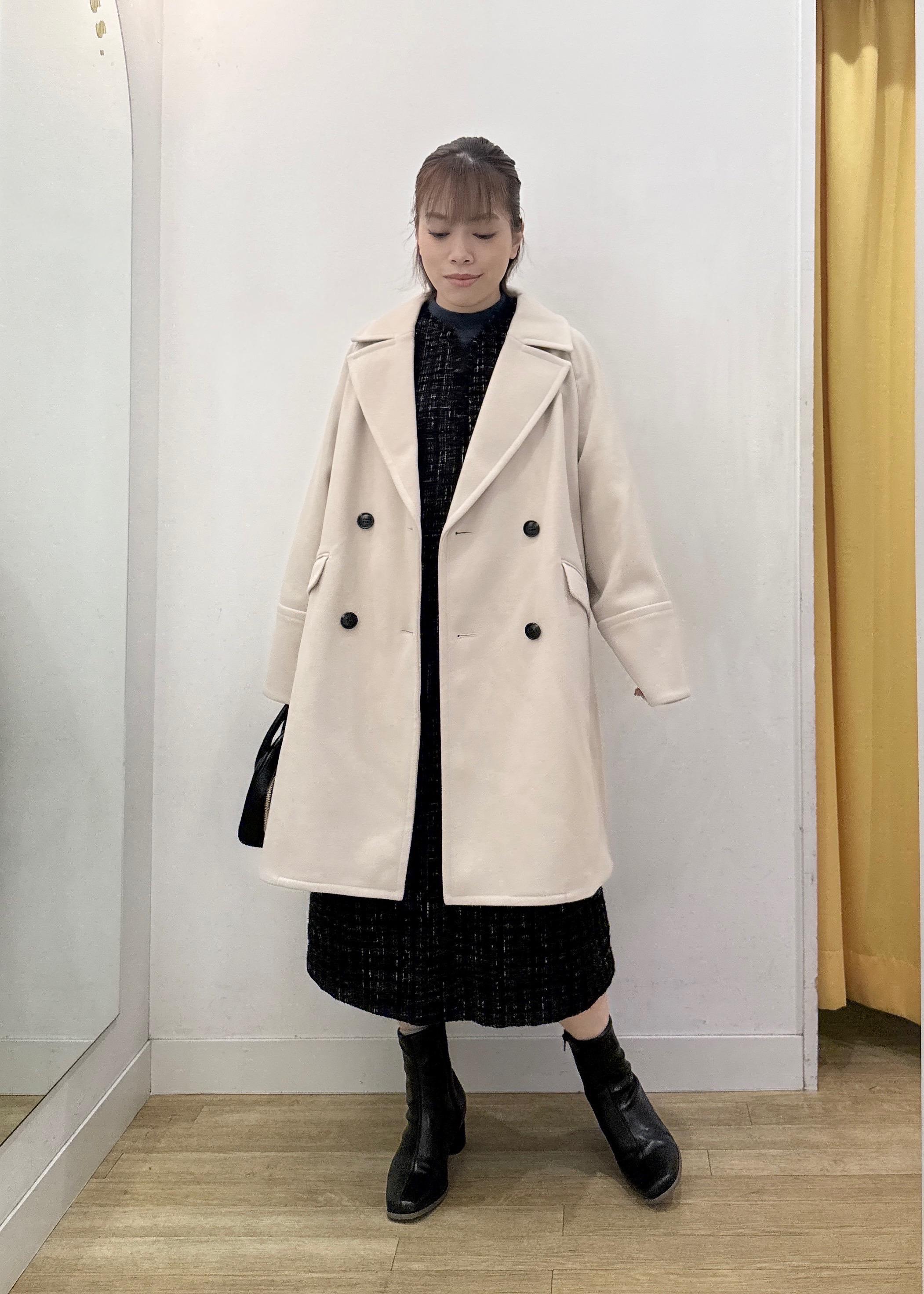 ROPE' PICNICのジャージメルトン無地&チェックオーバーPコート/一部WEB限定カラー・リンクコーデを使ったコーディネートを紹介します。｜Rakuten Fashion(楽天ファッション／旧楽天ブランドアベニュー)6470401