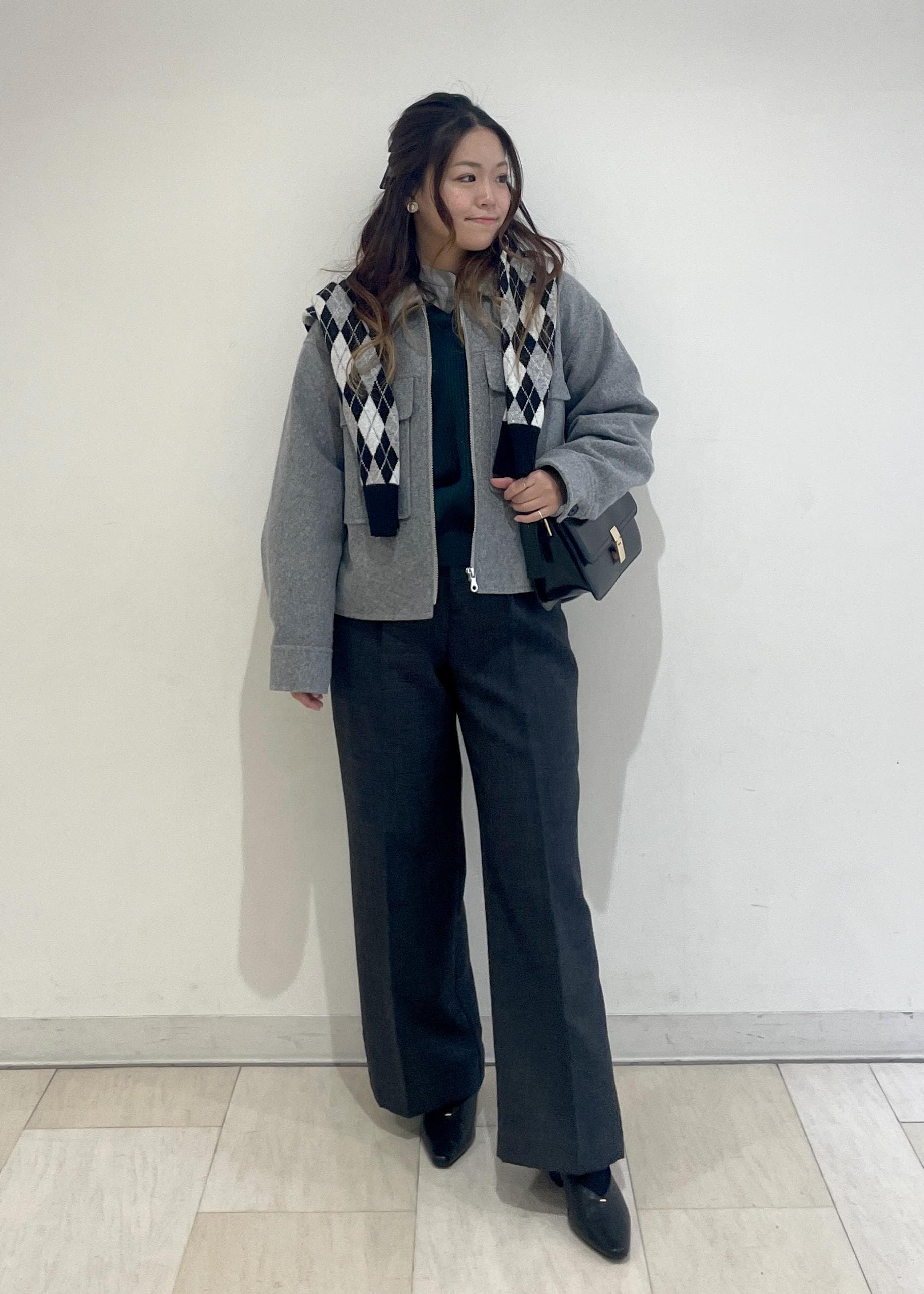 ROPE' PICNICのジャージーメルトンシリーズ ポケット付きジップブルゾン/リンクコーデを使ったコーディネートを紹介します。｜Rakuten Fashion(楽天ファッション／旧楽天ブランドアベニュー)6470403