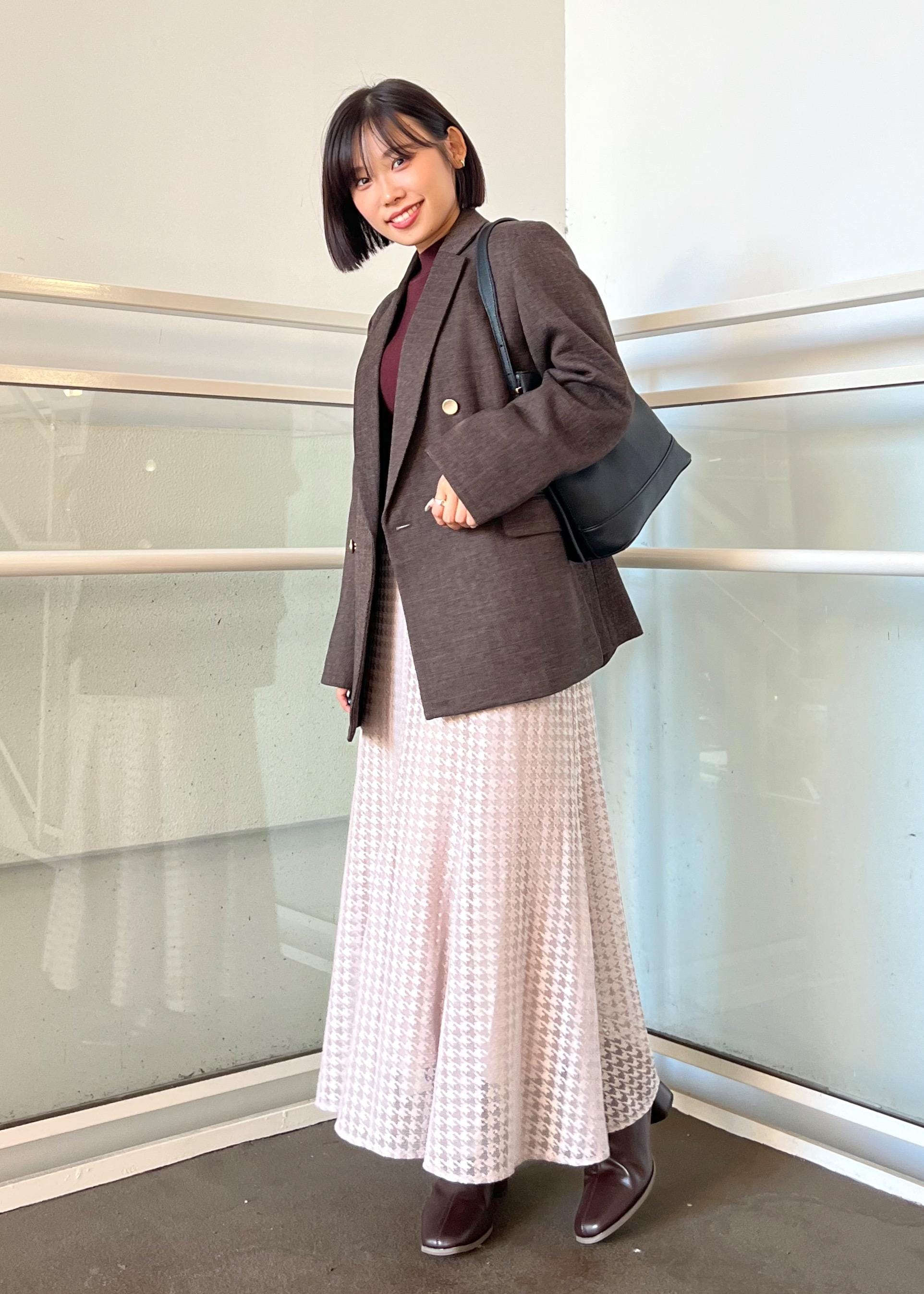 ROPE' PICNICのスリートーンツイードジャケット/セットアップ対応を使ったコーディネートを紹介します。｜Rakuten Fashion(楽天ファッション／旧楽天ブランドアベニュー)6470404