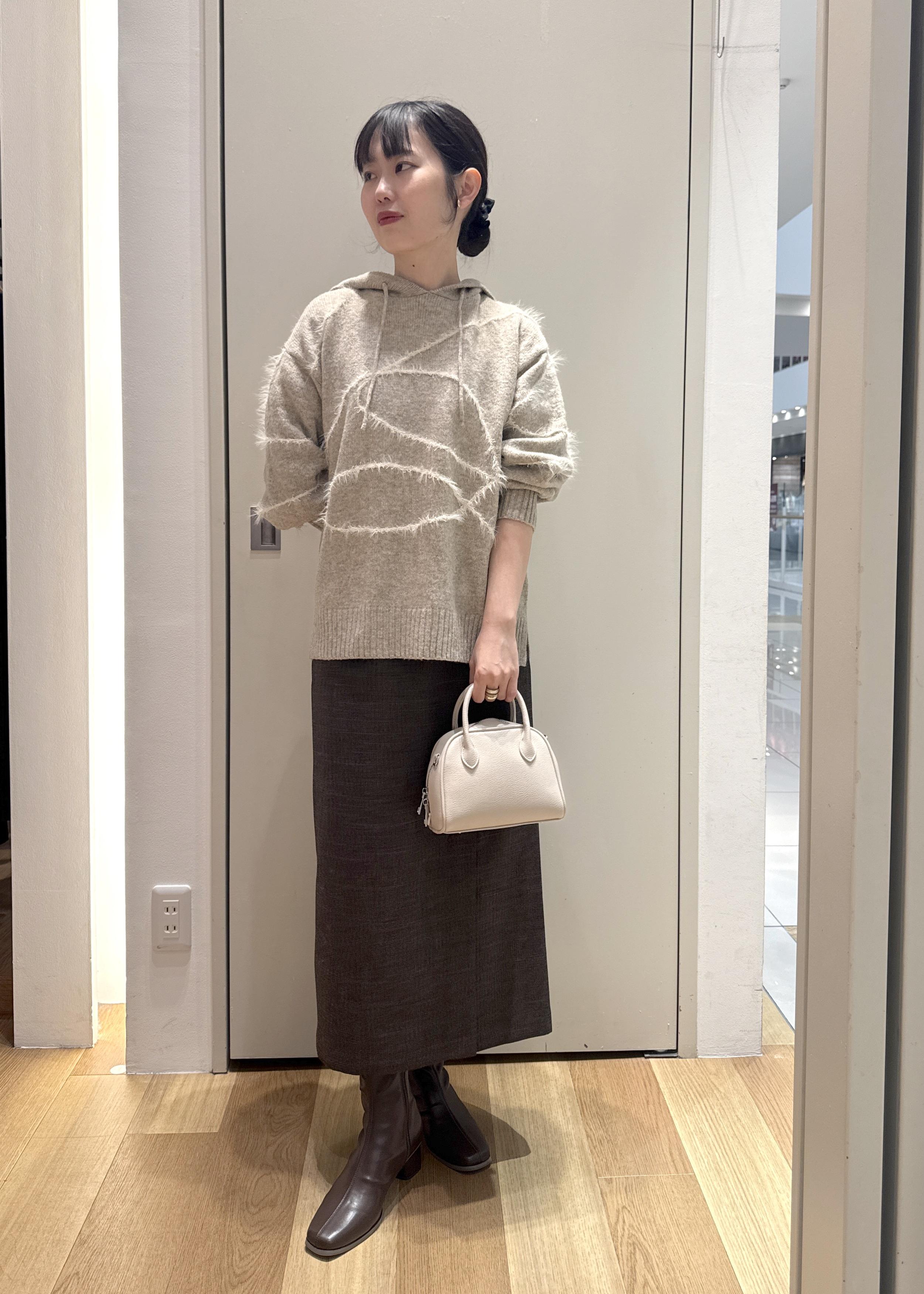 ROPE' PICNICのコードリンキングニットフーディを使ったコーディネートを紹介します。｜Rakuten Fashion(楽天ファッション／旧楽天ブランドアベニュー)6470433