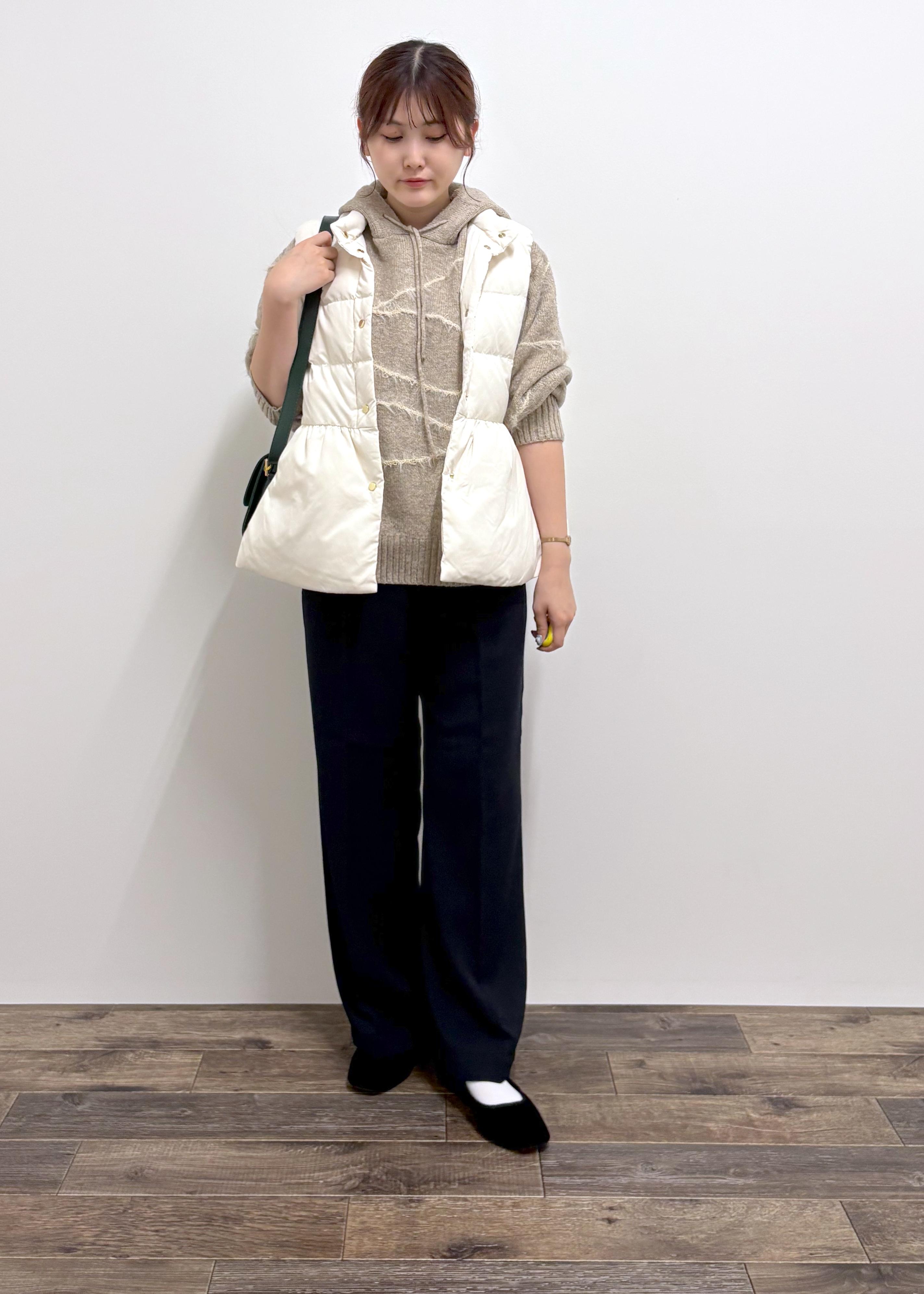 ROPE' PICNICのコードリンキングニットフーディを使ったコーディネートを紹介します。｜Rakuten Fashion(楽天ファッション／旧楽天ブランドアベニュー)6470434