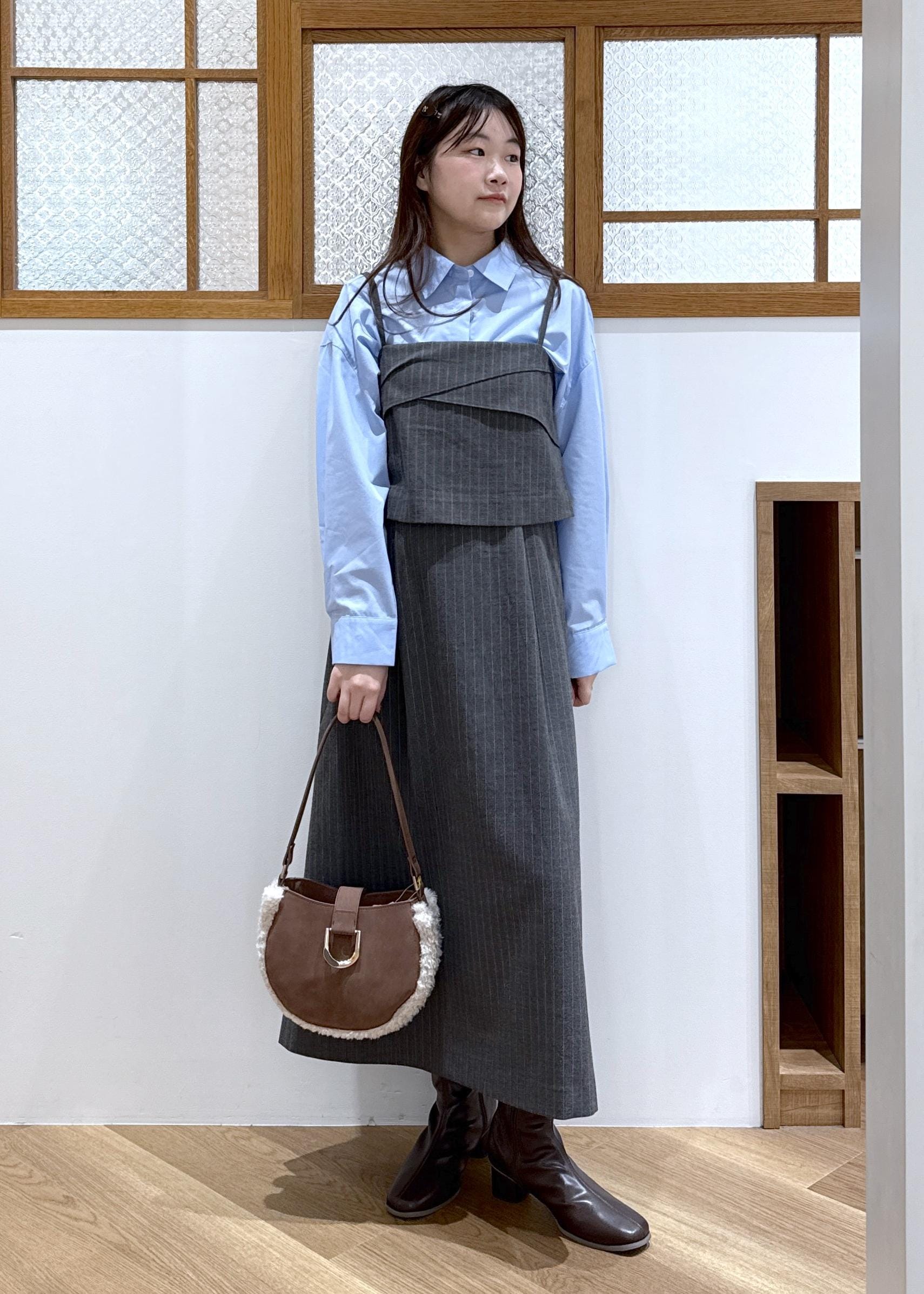 ROPE' PICNICのセットアップ見えワンピースを使ったコーディネートを紹介します。｜Rakuten Fashion(楽天ファッション／旧楽天ブランドアベニュー)6470367