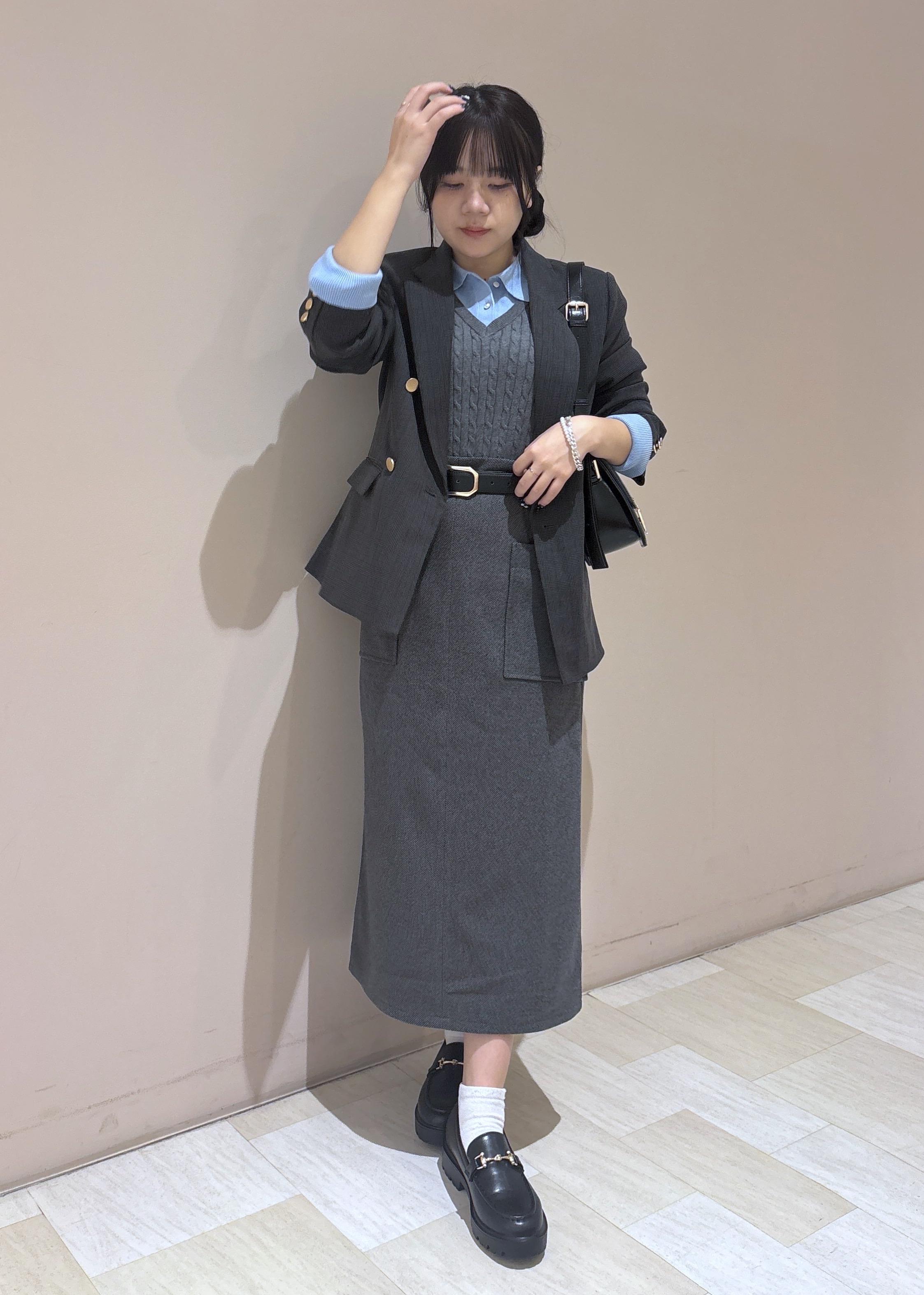 ROPE' PICNICの【新色追加】フェイクレイヤードニットプルオーバーを使ったコーディネートを紹介します。｜Rakuten Fashion(楽天ファッション／旧楽天ブランドアベニュー)6470459