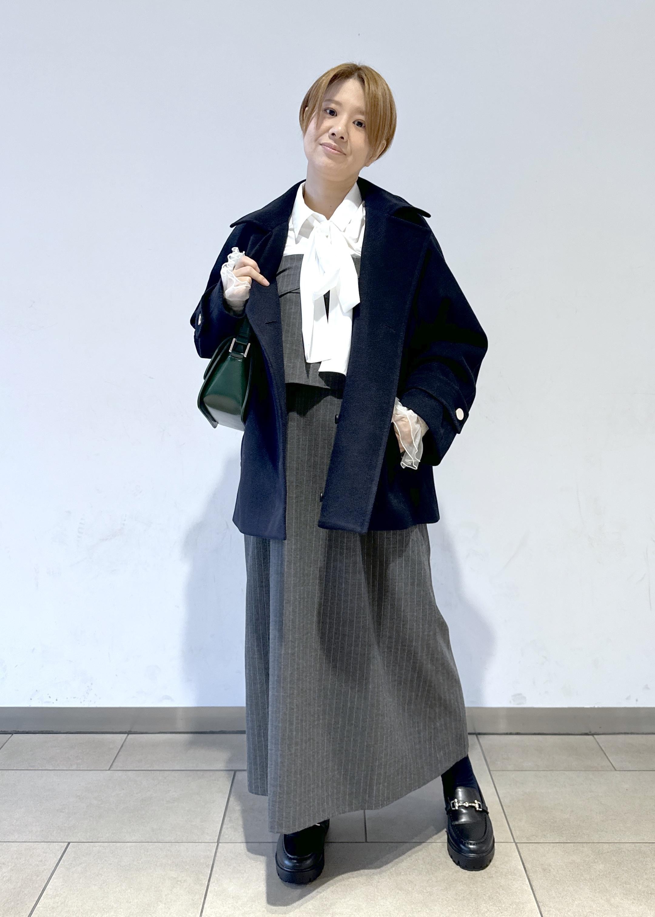 ROPE' PICNICのジャージーメルトンシリーズ 金ボタンミドル丈コート/リンクコーデを使ったコーディネートを紹介します。｜Rakuten Fashion(楽天ファッション／旧楽天ブランドアベニュー)6470440