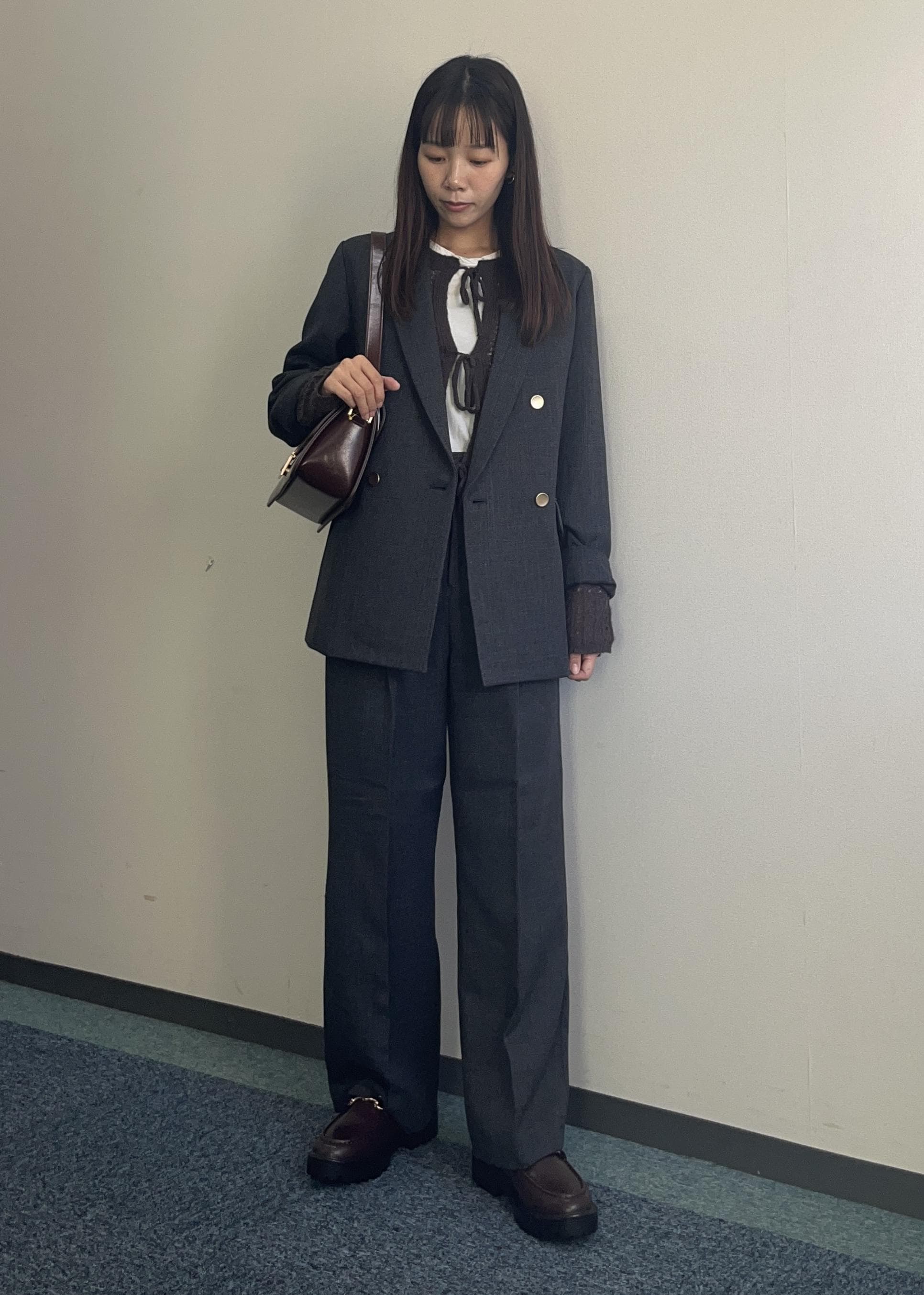 ROPE' PICNICのスリートーンツイードジャケット/セットアップ対応を使ったコーディネートを紹介します。｜Rakuten Fashion(楽天ファッション／旧楽天ブランドアベニュー)6470461