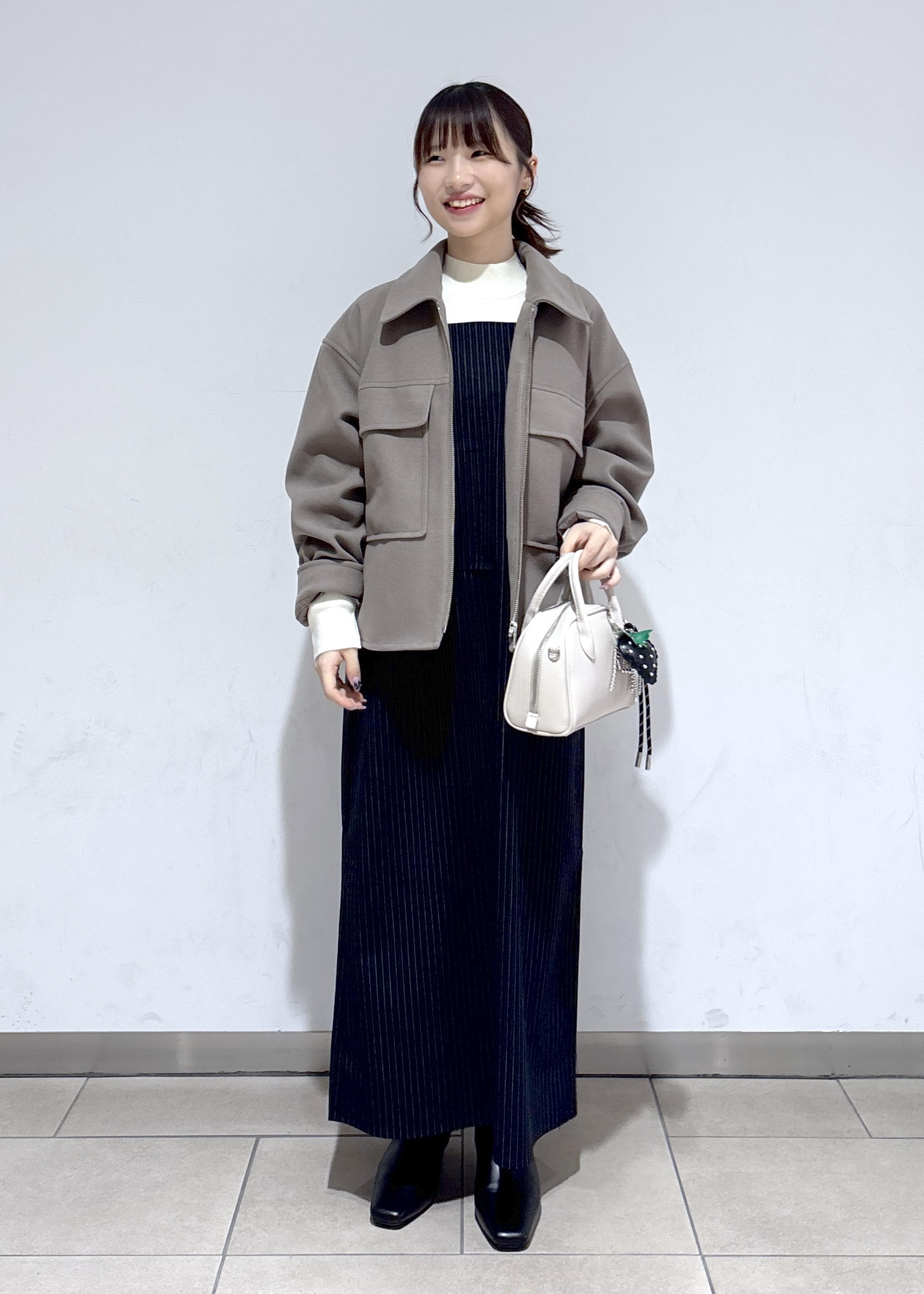 ROPE' PICNICのジャージーメルトンシリーズ ポケット付きジップブルゾン/リンクコーデを使ったコーディネートを紹介します。｜Rakuten Fashion(楽天ファッション／旧楽天ブランドアベニュー)6470462