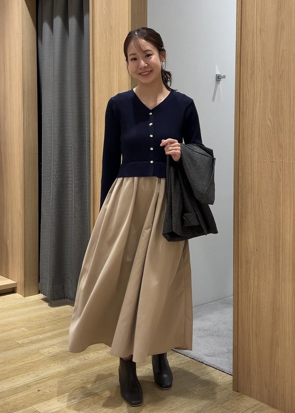 ROPE' PICNICの【新色追加】メタル釦ドッキングワンピースを使ったコーディネートを紹介します。｜Rakuten Fashion(楽天ファッション／旧楽天ブランドアベニュー)6470370