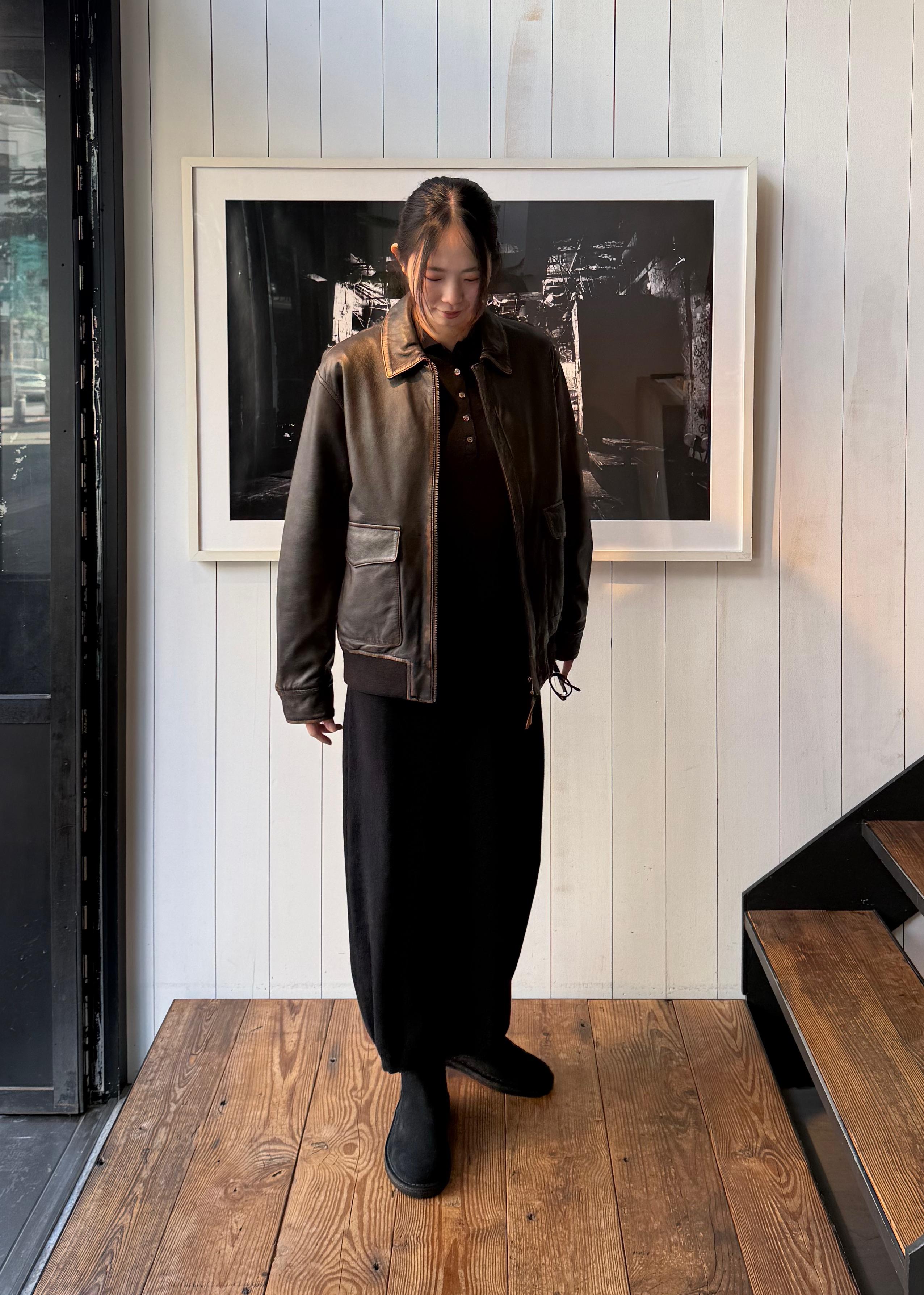 ドイツ親衛隊　開襟ジャケット Saturdays NYC | Tunstall Vintage Leather Jacket | Rakuten Fashion