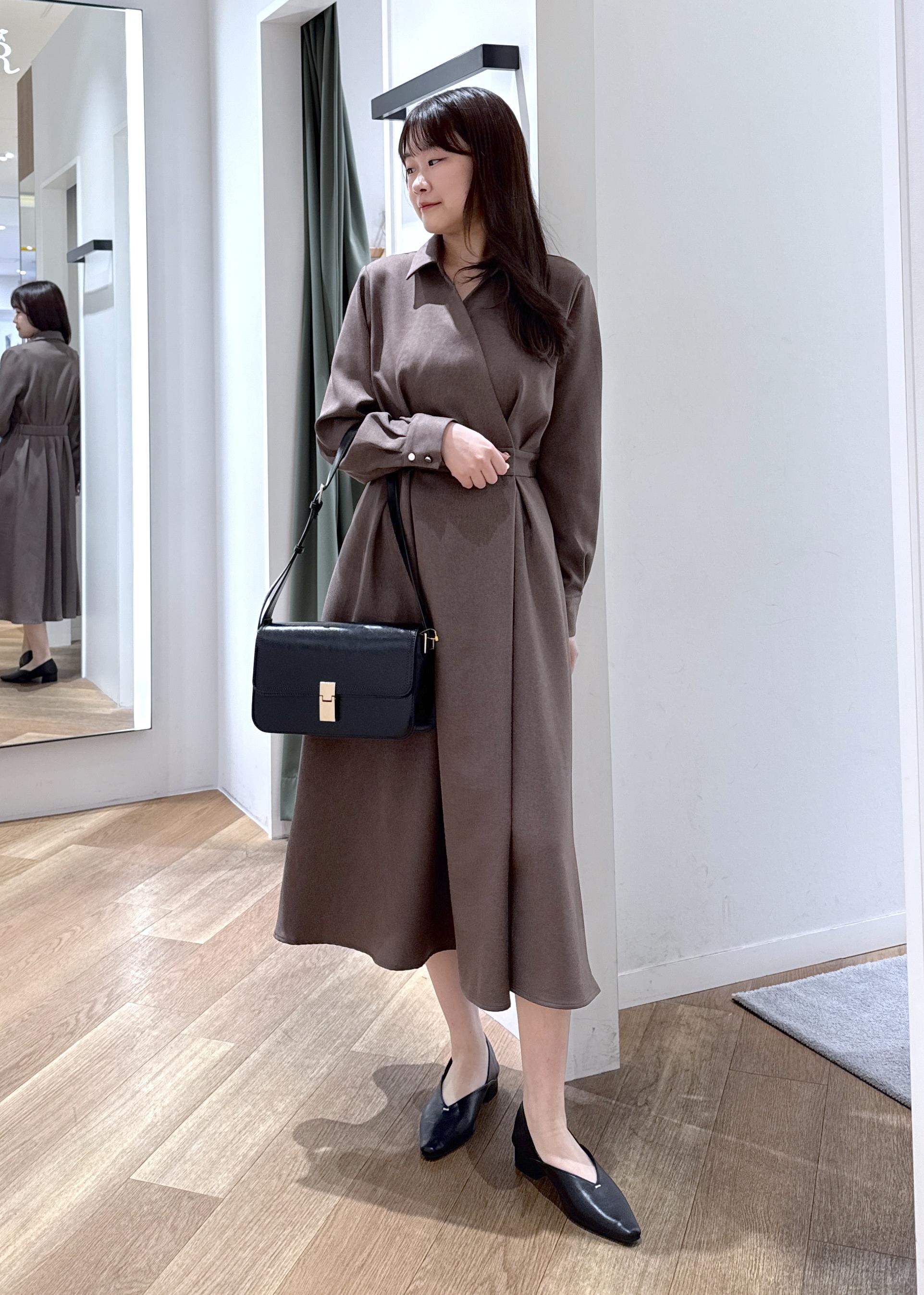 ROPE' PICNICのカシュクールシャツコンシャスワンピースを使ったコーディネートを紹介します。｜Rakuten Fashion(楽天ファッション／旧楽天ブランドアベニュー)6470483