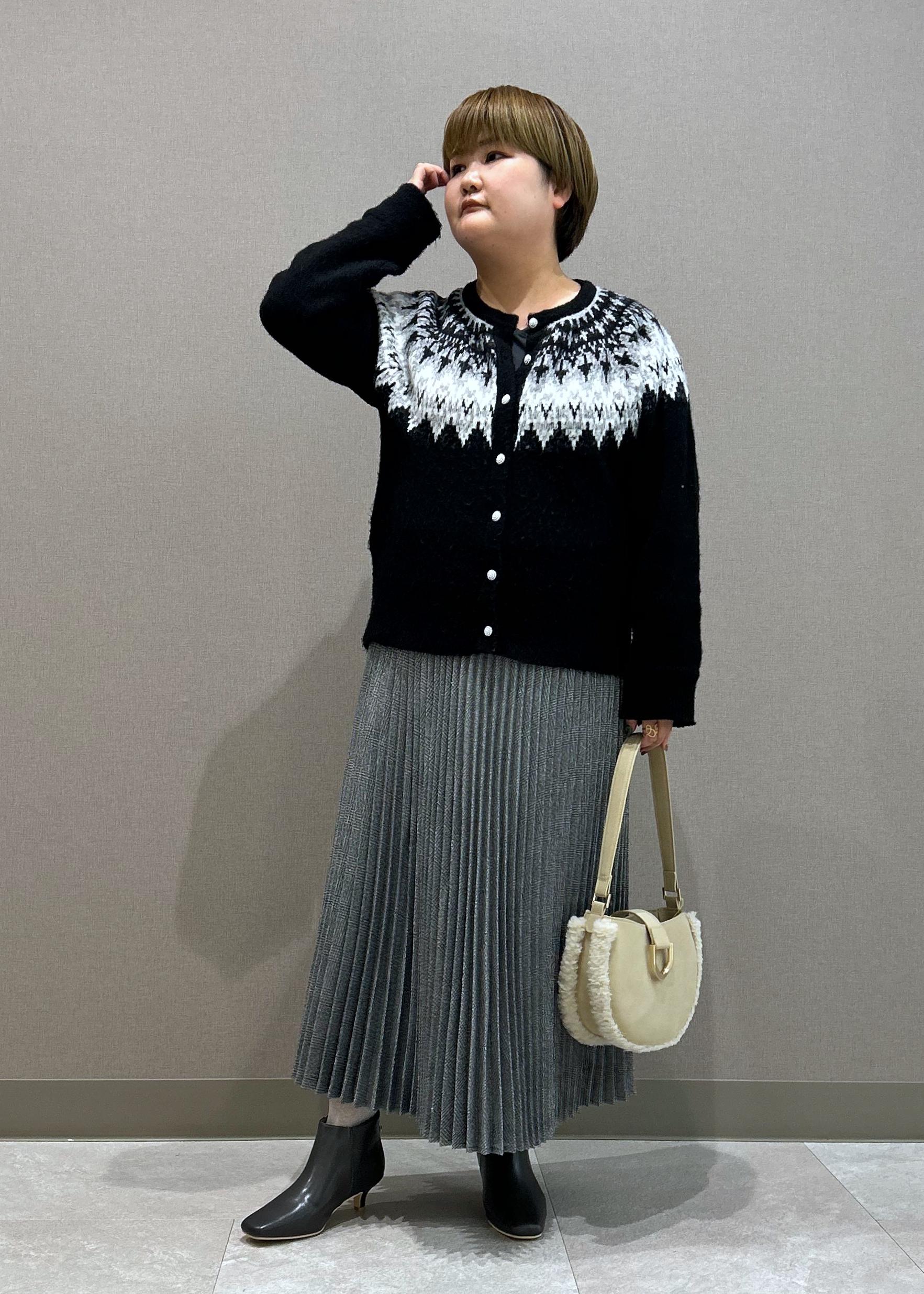 ROPE' PICNICのノルディック柄カーディガンを使ったコーディネートを紹介します。｜Rakuten Fashion(楽天ファッション／旧楽天ブランドアベニュー)6470502