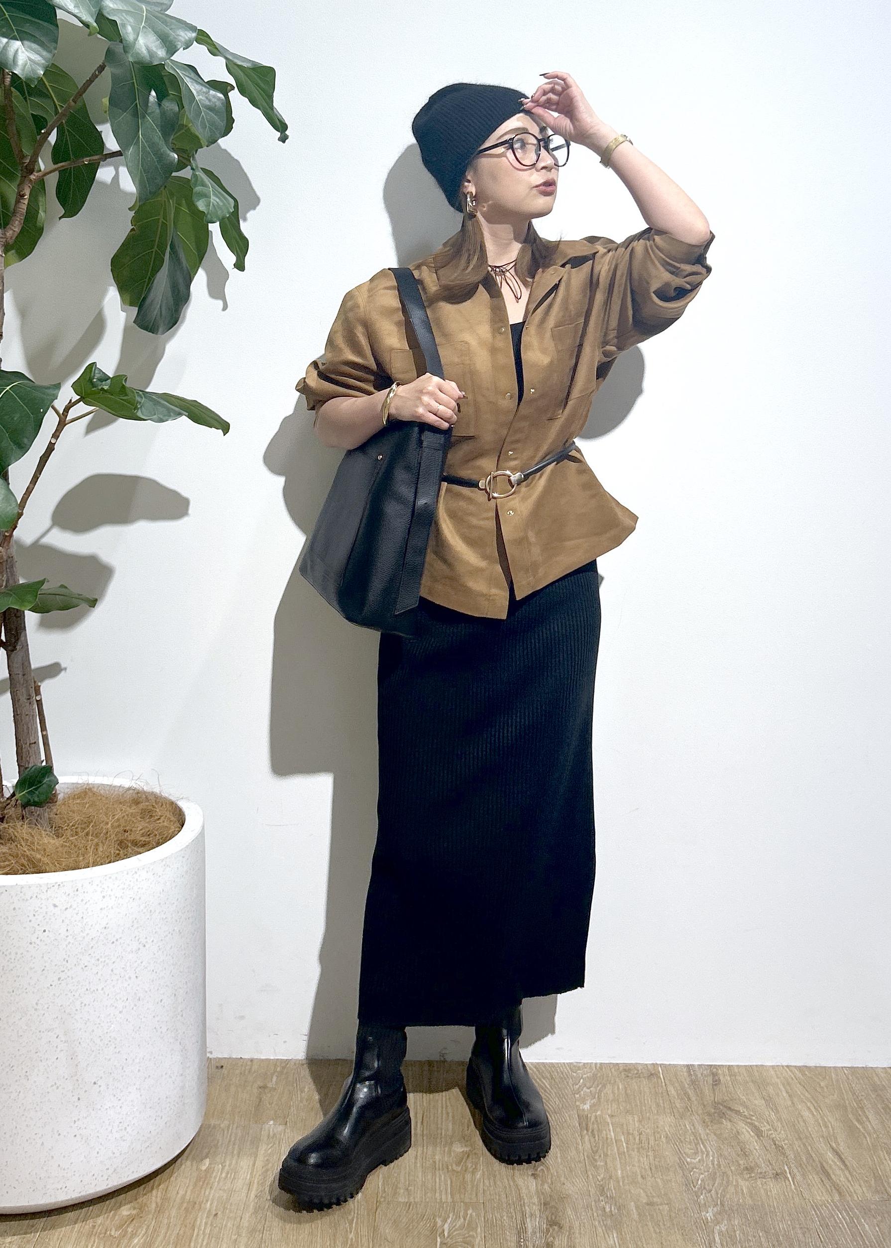 ROPE' PICNICのスエードシャツを使ったコーディネートを紹介します。｜Rakuten Fashion(楽天ファッション／旧楽天ブランドアベニュー)6470487