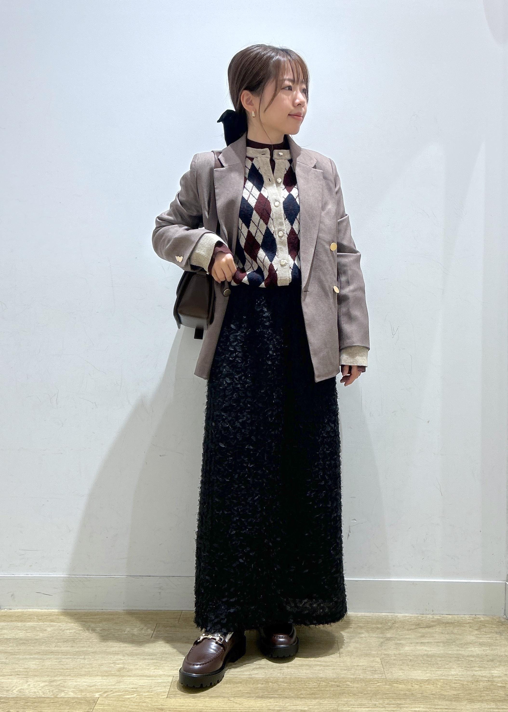 ROPE' PICNICの【低身長・小柄さんサイズ】レディハンサムシリーズ ウールライク金ボタンジャケット(総裏地)を使ったコーディネートを紹介します。｜Rakuten Fashion(楽天ファッション／旧楽天ブランドアベニュー)6470472